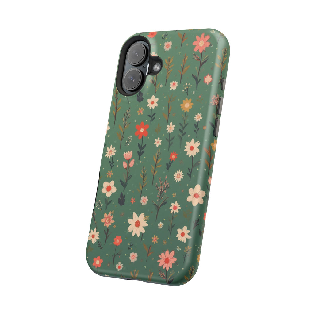 Floral Meadow Magnetic Impact-Resistant Phone Case