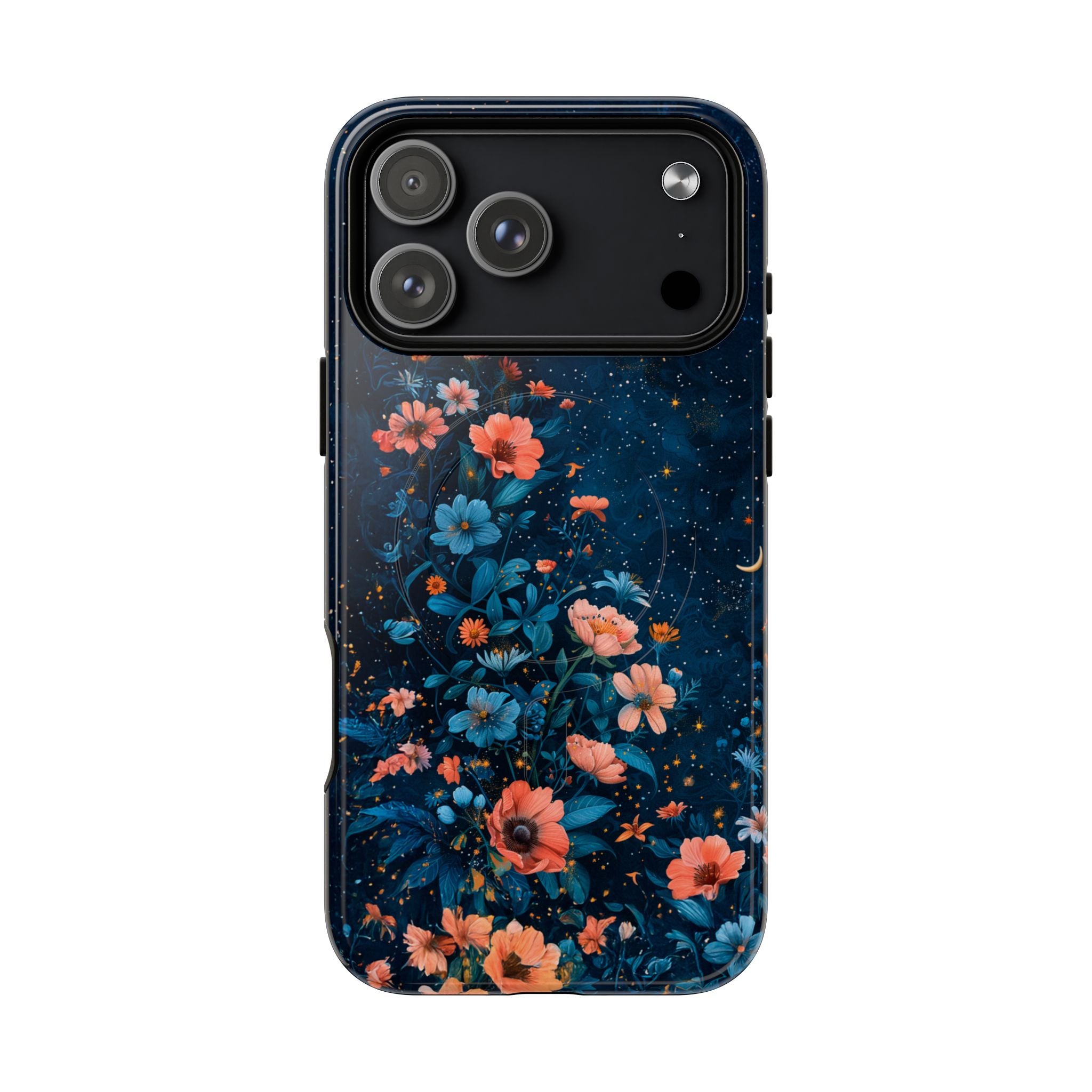 Floral Night Sky Tough Magnetic Phone Case