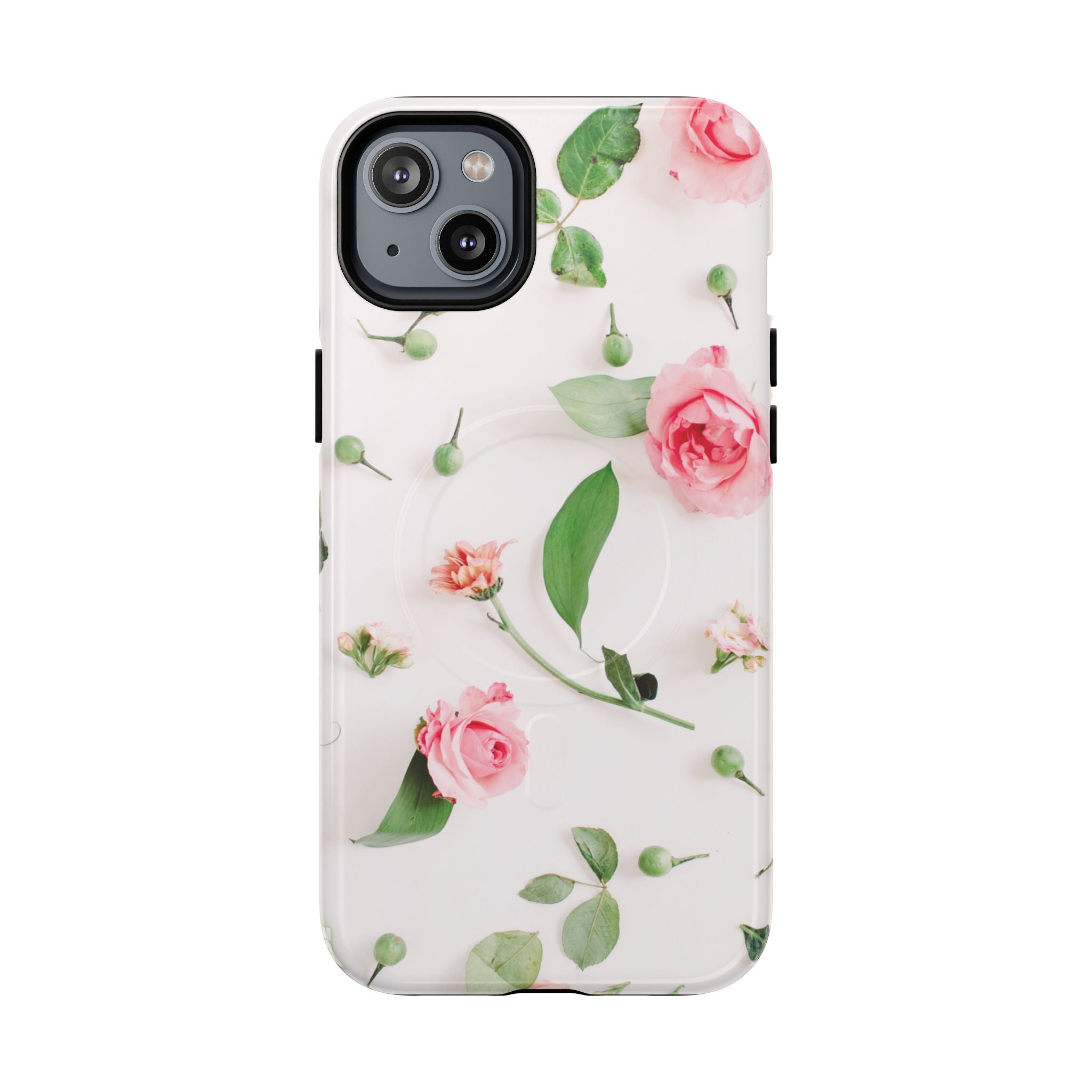 Floral Rose Tough Magnetic Phone Case