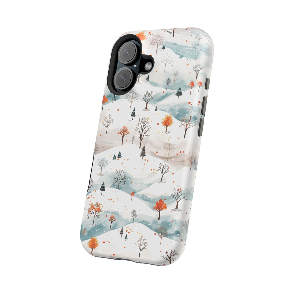 Winter Woodland Magnetic Phone Case — Impact-Resistant MagSafe-Compatible