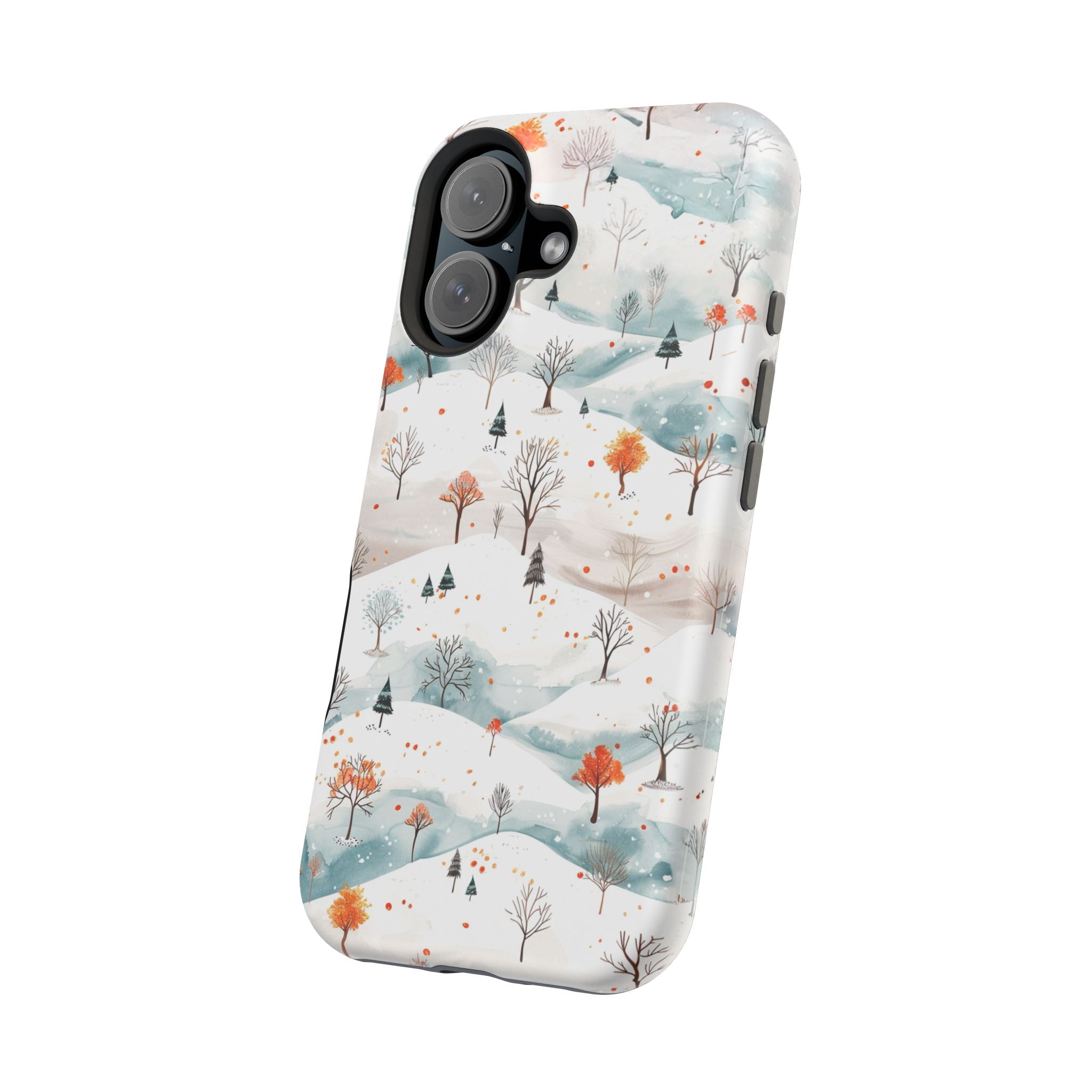 Winter Woodland Magnetic Phone Case — Impact-Resistant MagSafe-Compatible