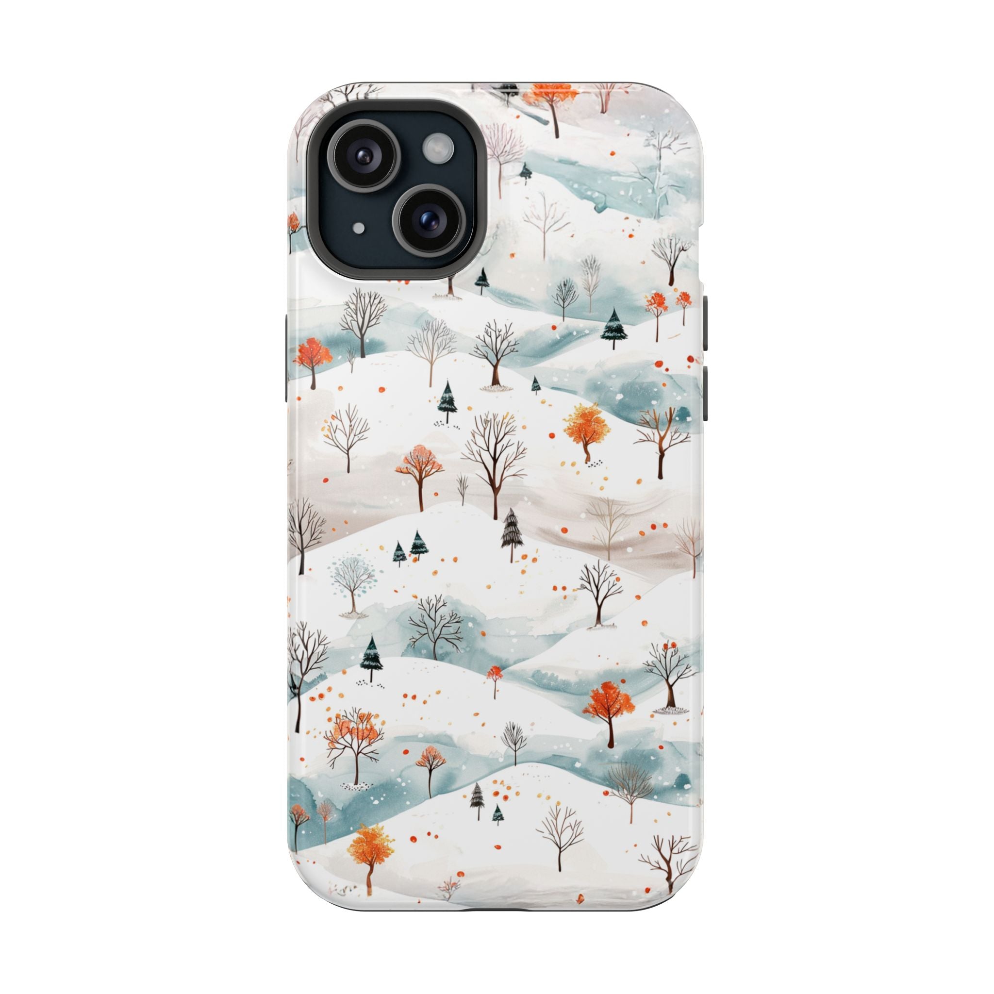 Winter Woodland Magnetic Phone Case — Impact-Resistant MagSafe-Compatible