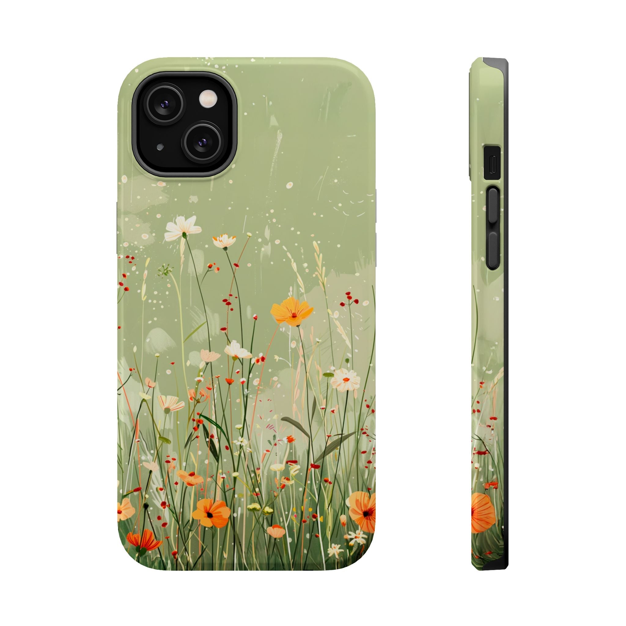 Floral Meadow Magnetic Impact-Resistant Phone Case