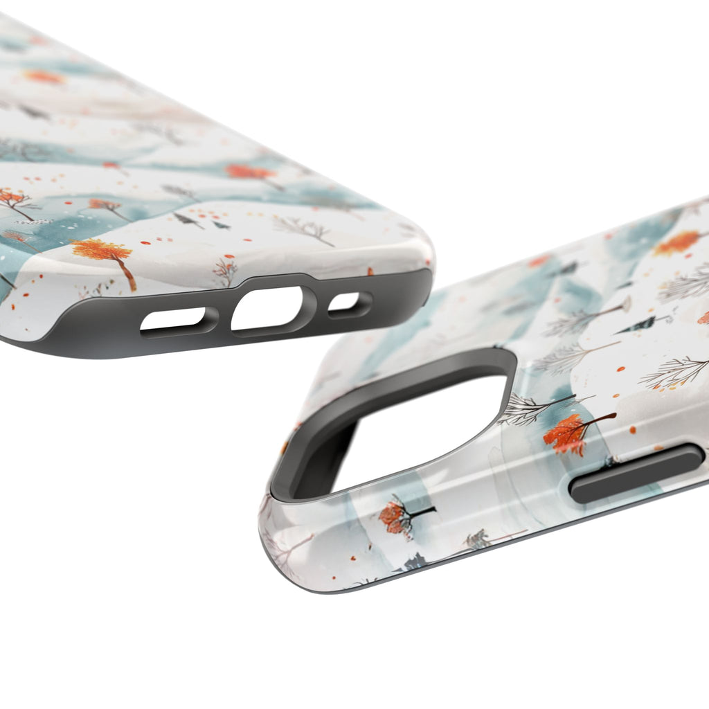 Winter Woodland Magnetic Phone Case — Impact-Resistant MagSafe-Compatible