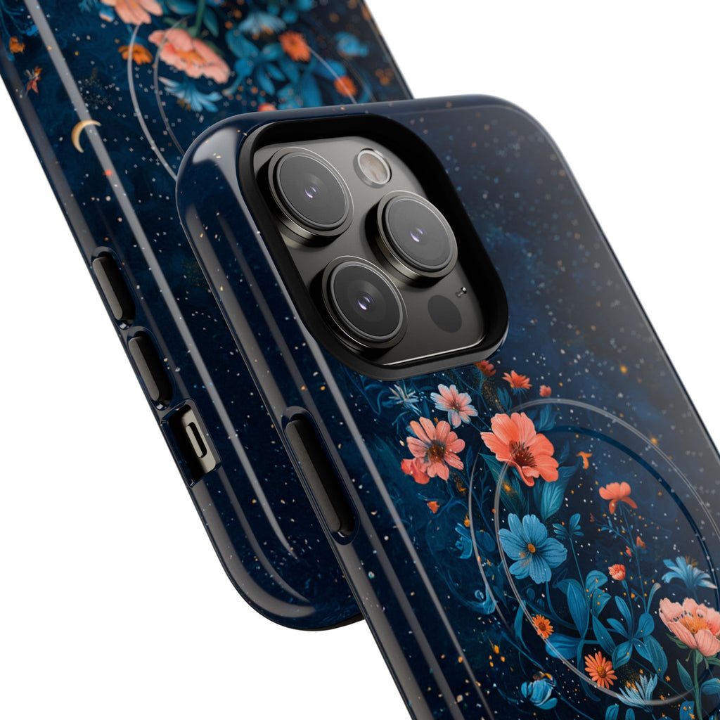Floral Night Sky Tough Magnetic Phone Case