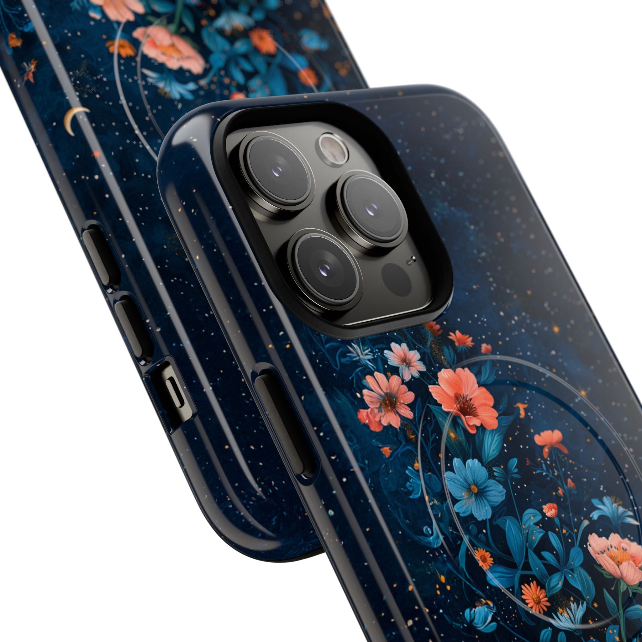 Floral Night Sky Tough Magnetic Phone Case