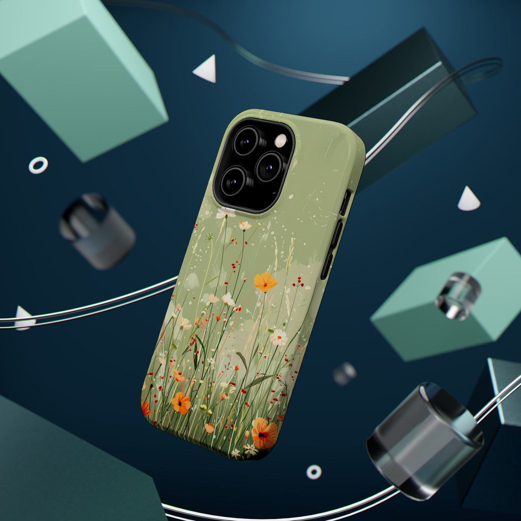 Floral Meadow Magnetic Impact-Resistant Phone Case