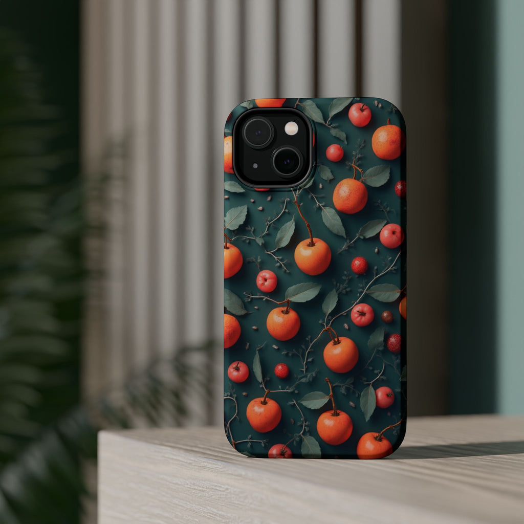 Phone Case – Orange Orchard Magnetic Impact‑Resistant Design