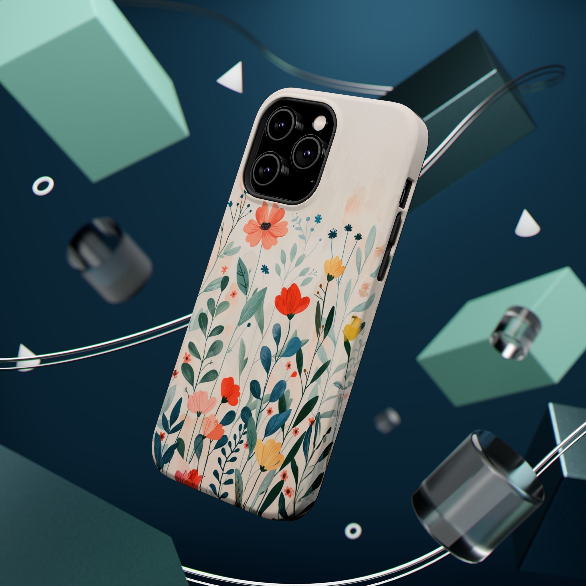 Floral Garden Magnetic Impact-Resistant Phone Case