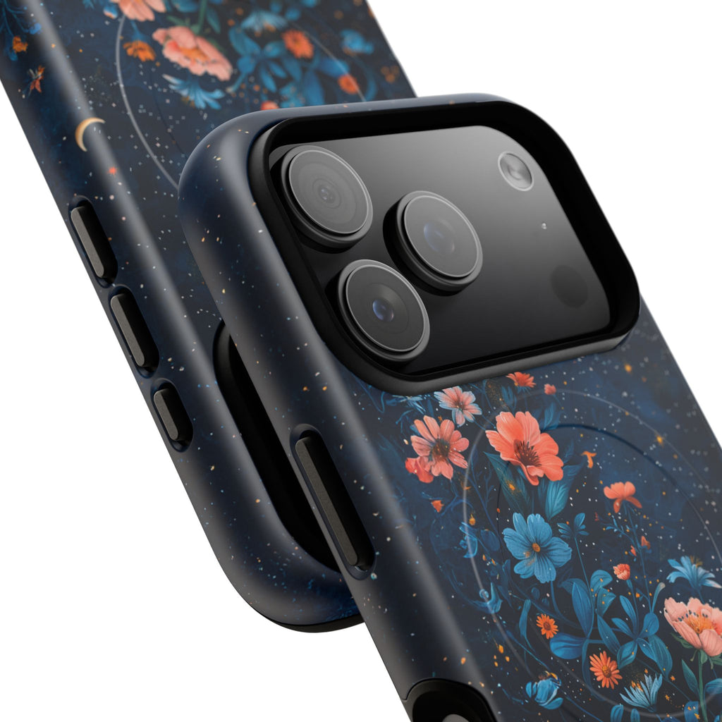 Floral Night Sky Tough Magnetic Phone Case