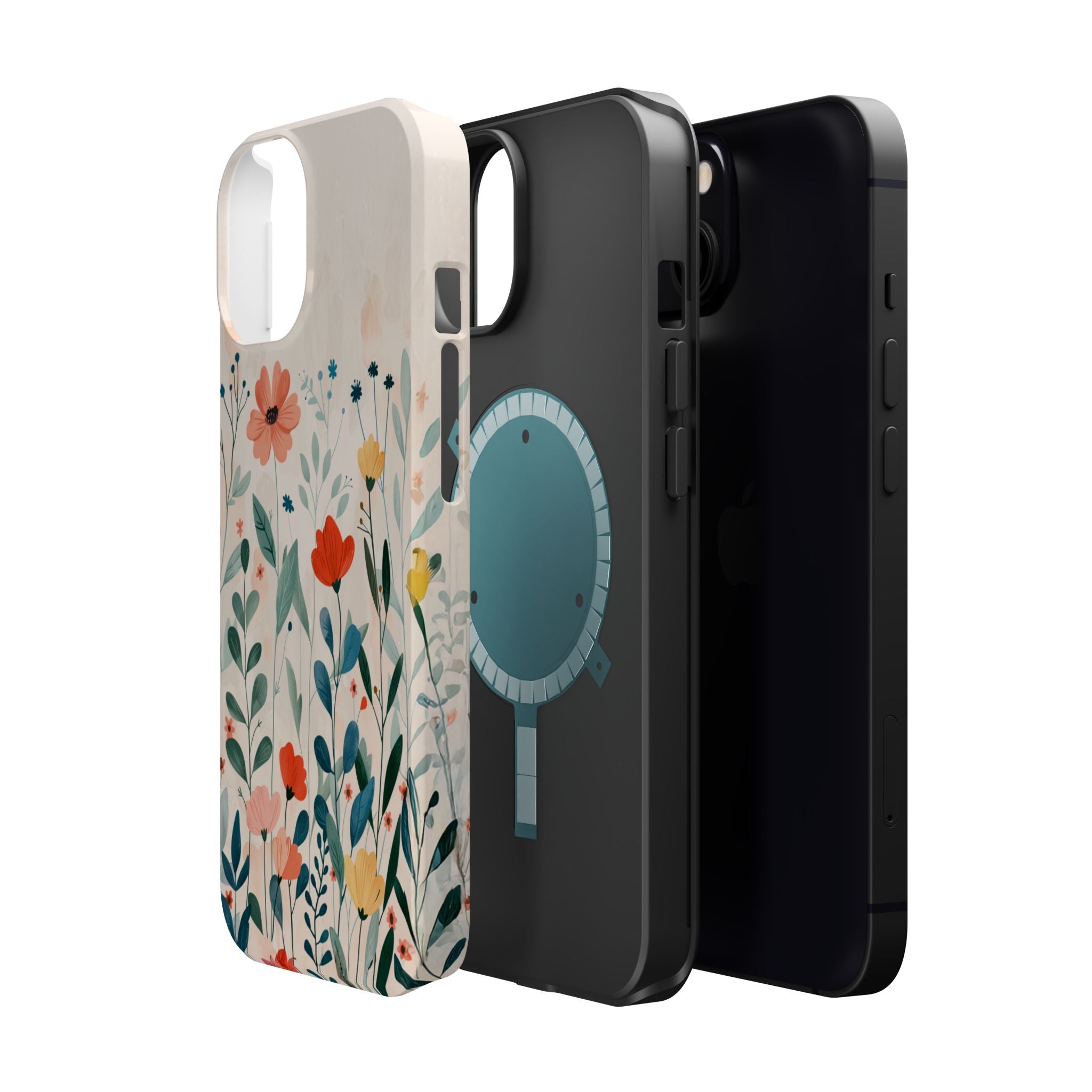 Floral Garden Magnetic Impact-Resistant Phone Case