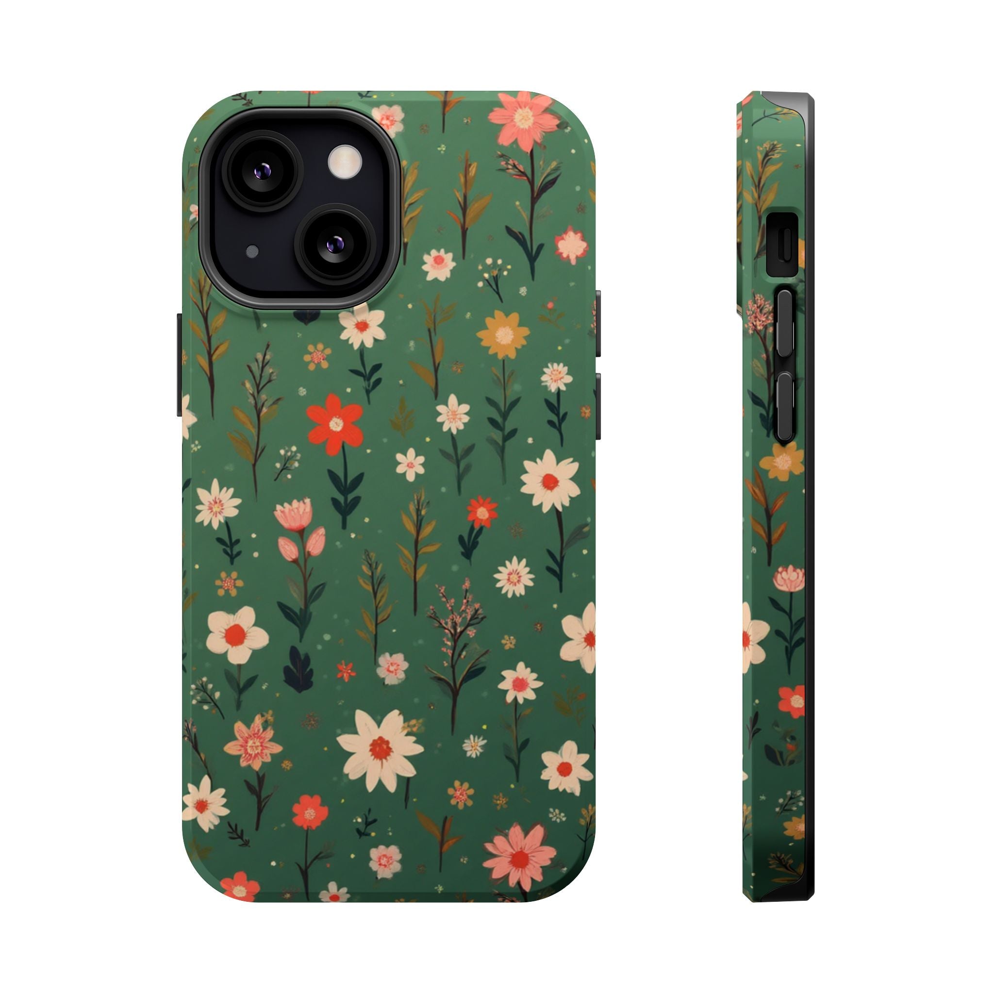 Floral Meadow Magnetic Impact-Resistant Phone Case