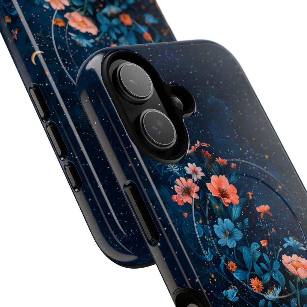 Floral Night Sky Tough Magnetic Phone Case