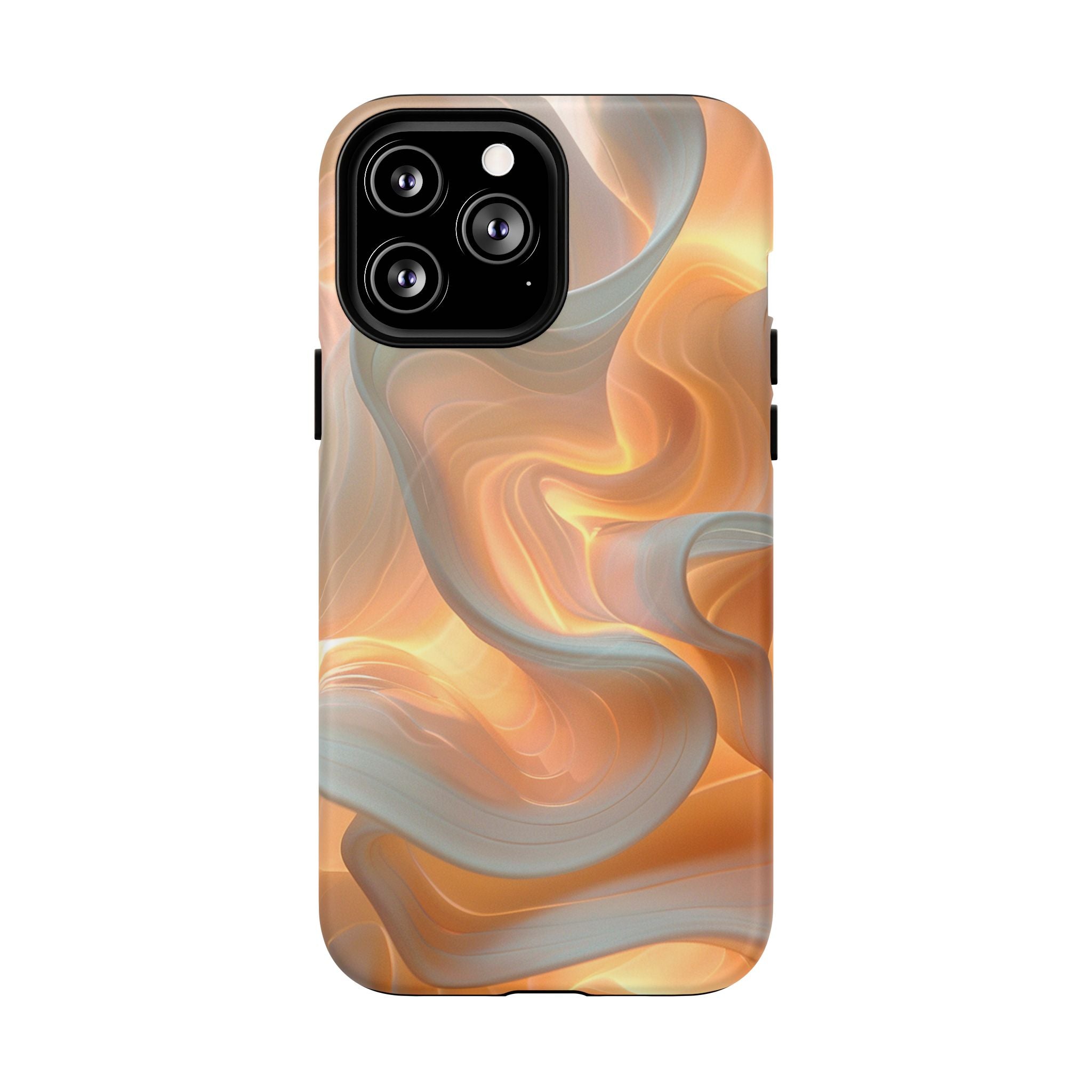 Marbled Amber Swirl Tough Magnetic Case