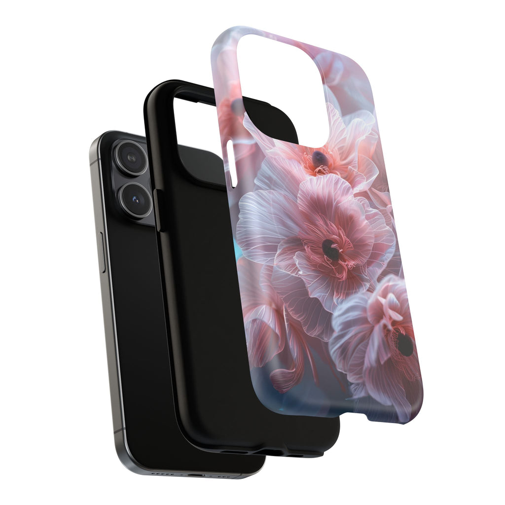Floral Dream Tough Magnetic Phone Case — Pink Soft Petal Design
