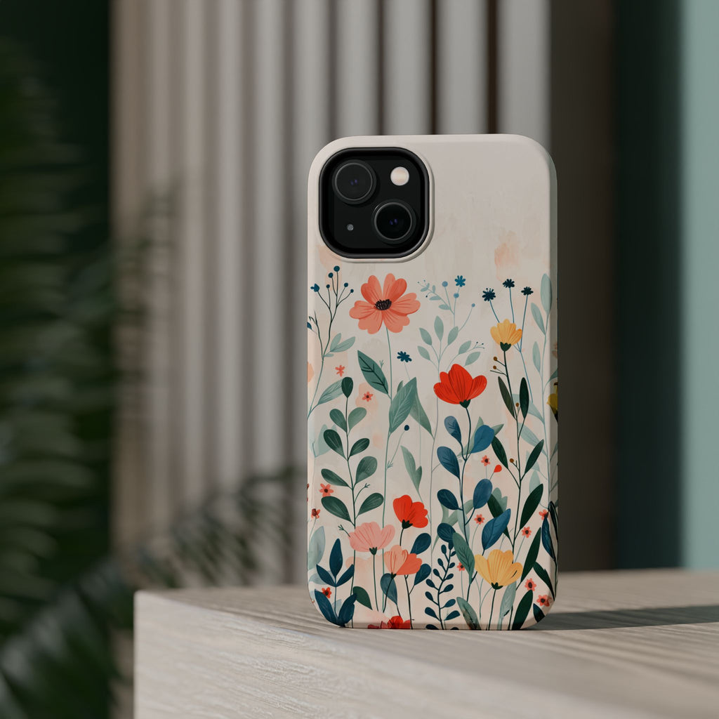 Floral Garden Magnetic Impact-Resistant Phone Case