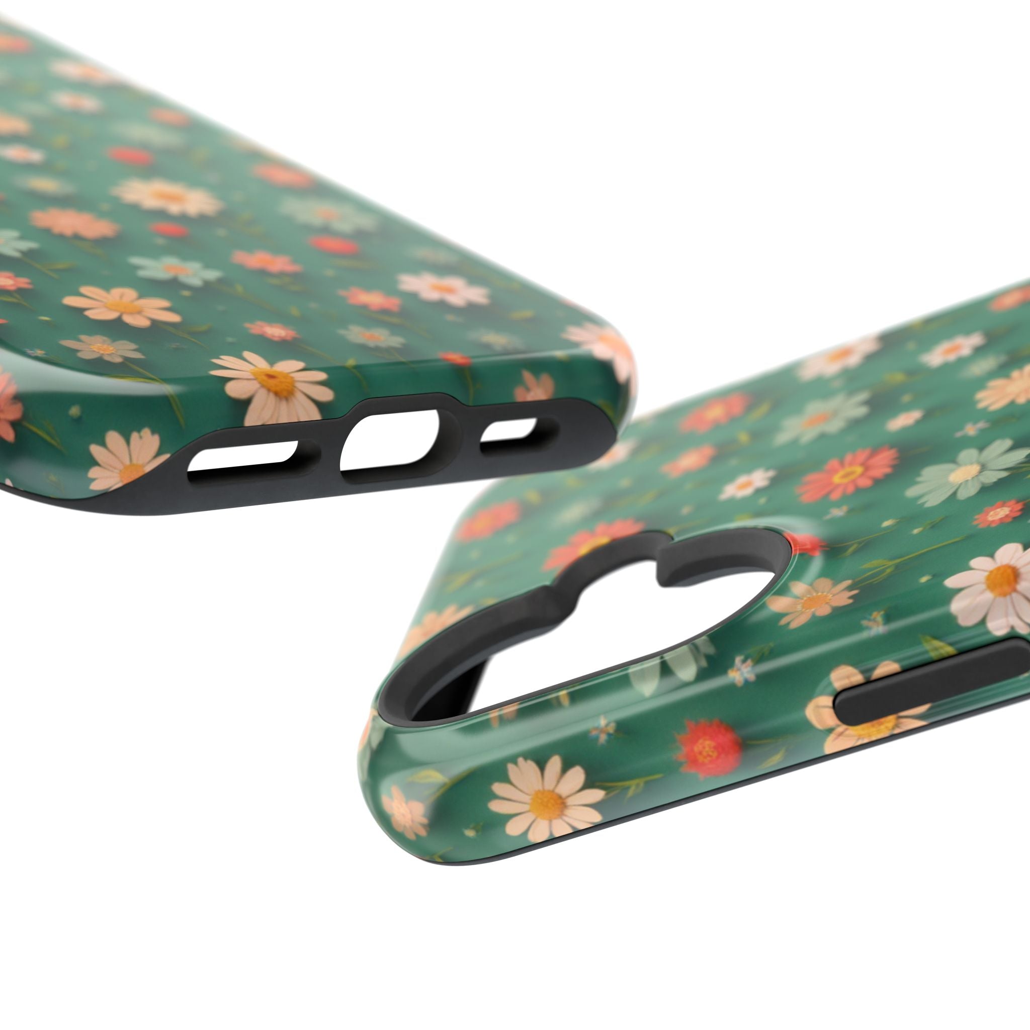 Floral Daisy Magnetic Impact-Resistant Phone Case