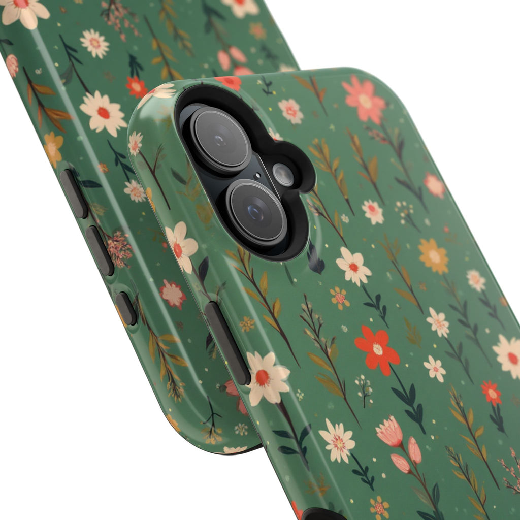 Floral Meadow Magnetic Impact-Resistant Phone Case