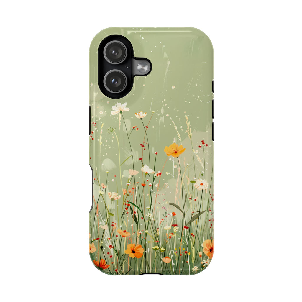 Floral Meadow Magnetic Impact-Resistant Phone Case