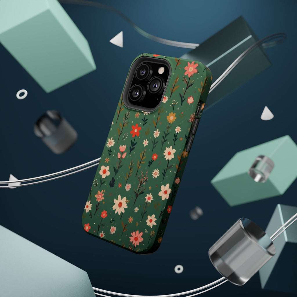 Floral Meadow Magnetic Impact-Resistant Phone Case