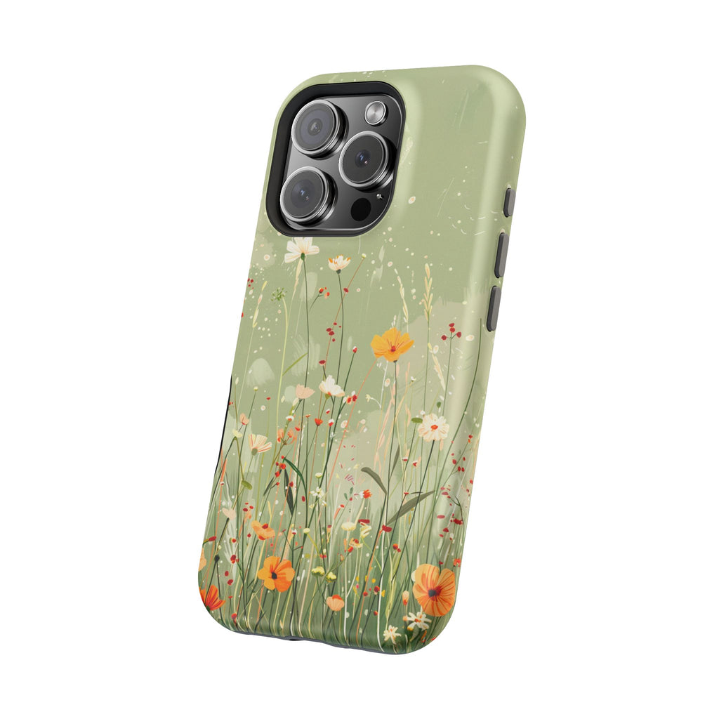 Floral Meadow Magnetic Impact-Resistant Phone Case