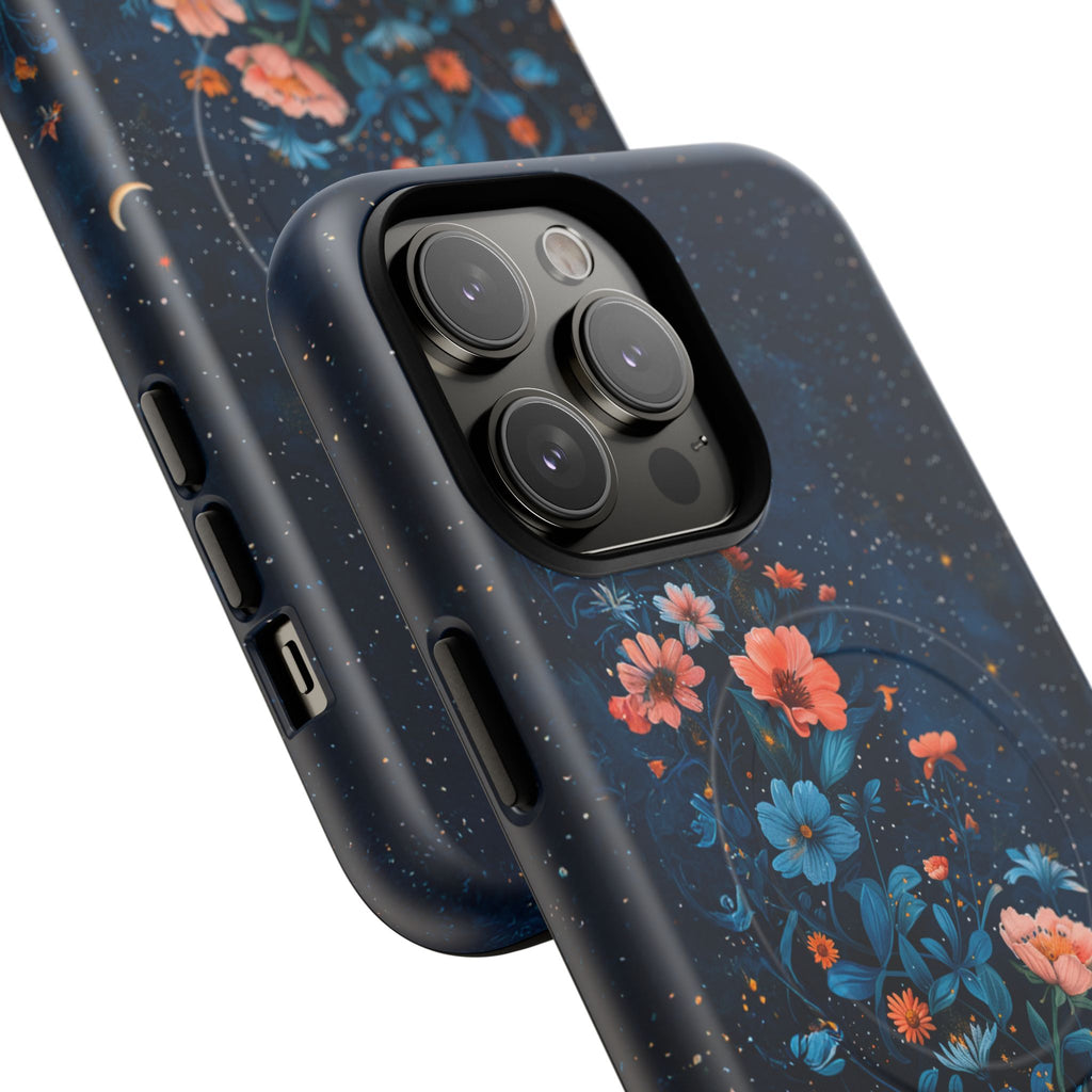 Floral Night Sky Tough Magnetic Phone Case