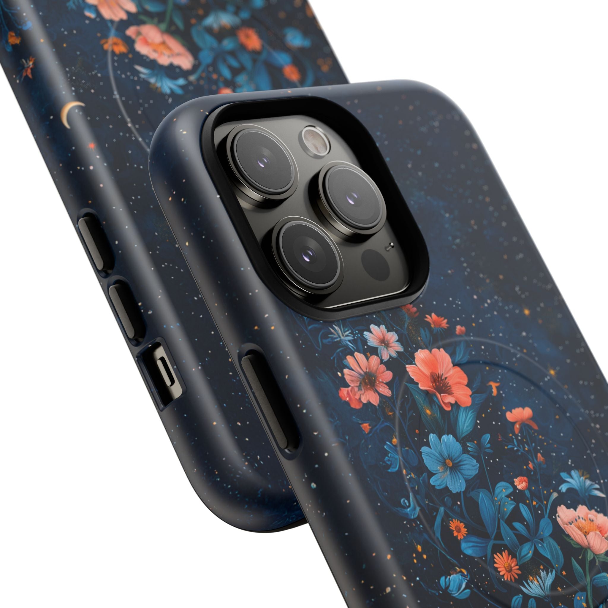 Floral Night Sky Tough Magnetic Phone Case