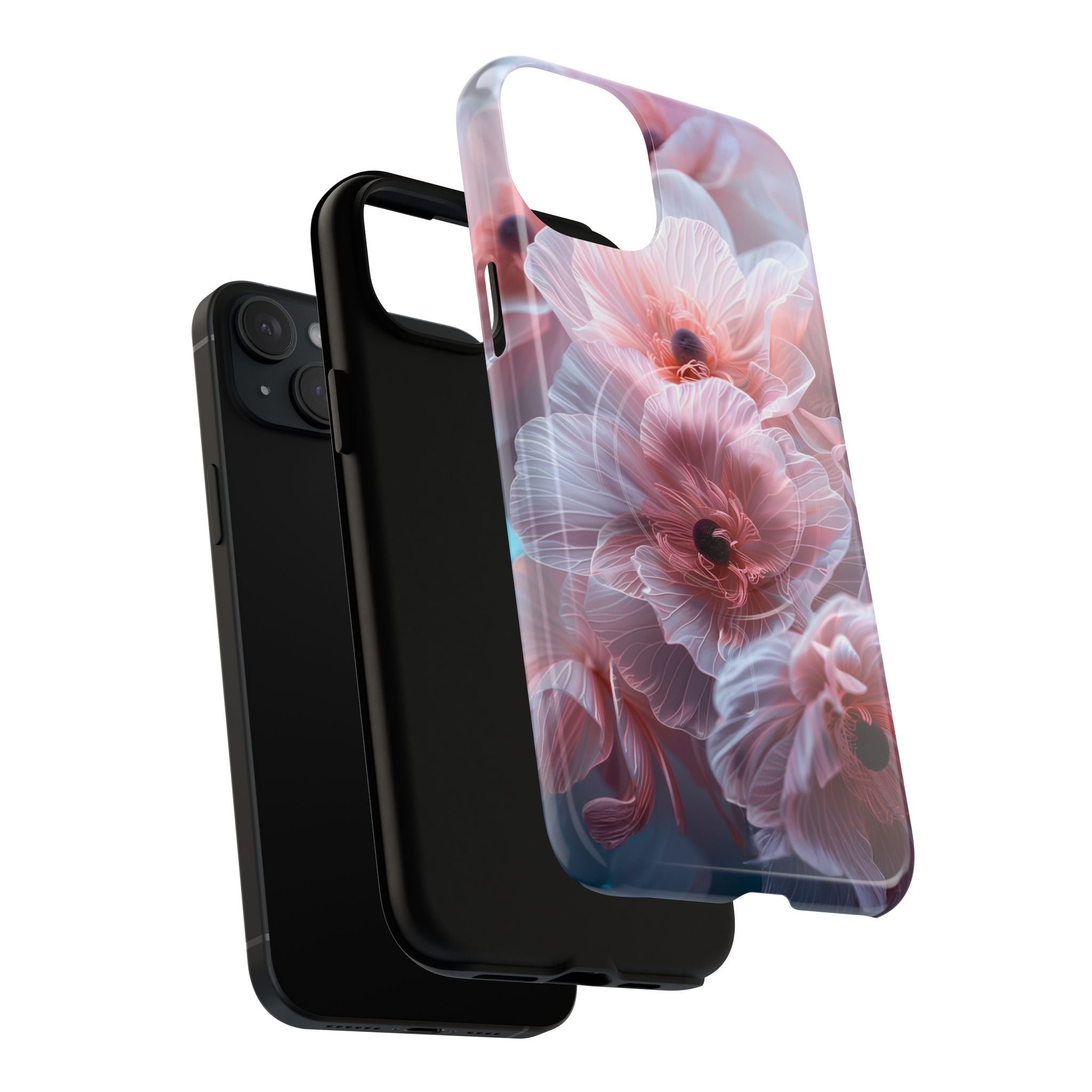 Floral Dream Tough Magnetic Phone Case — Pink Soft Petal Design