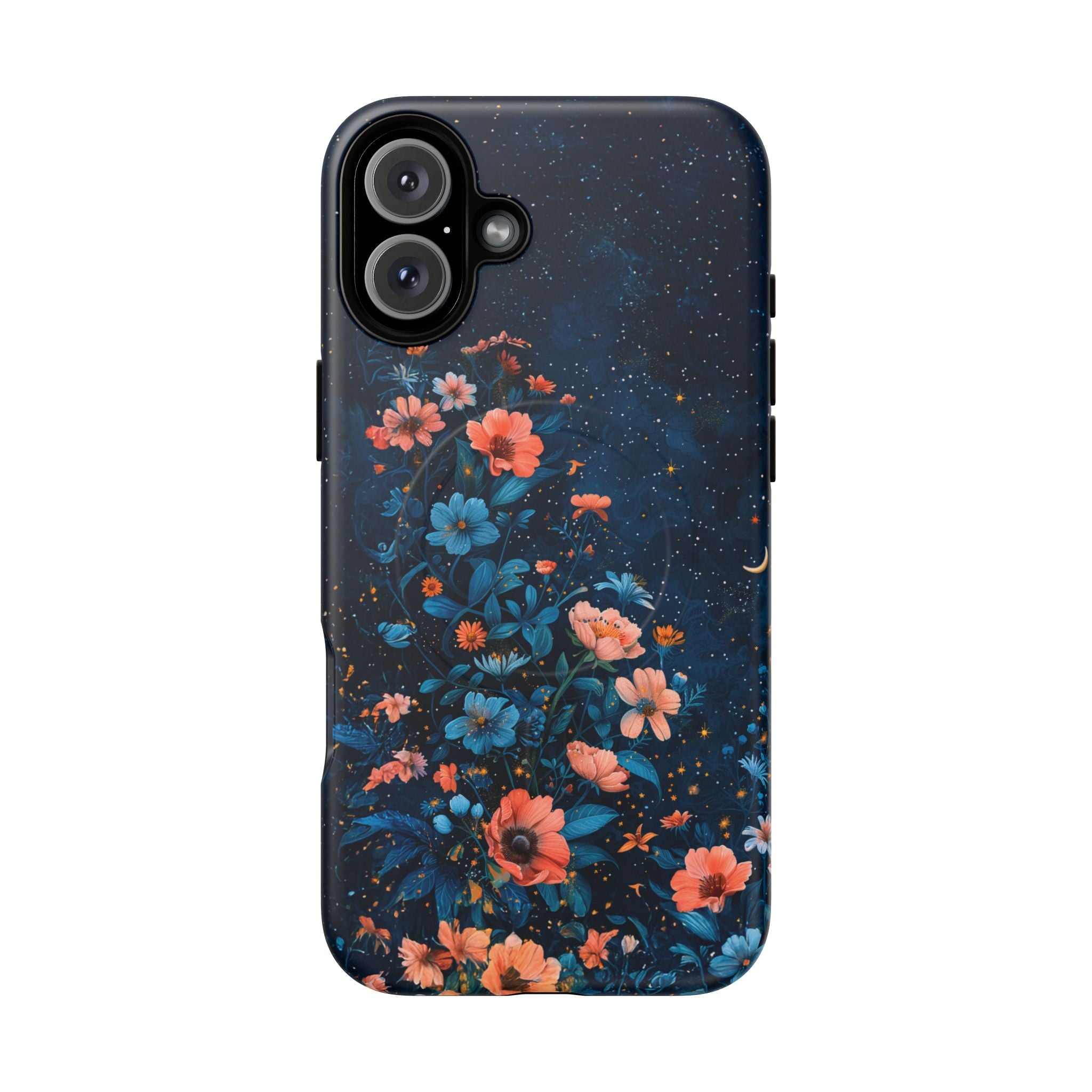 Floral Night Sky Tough Magnetic Phone Case