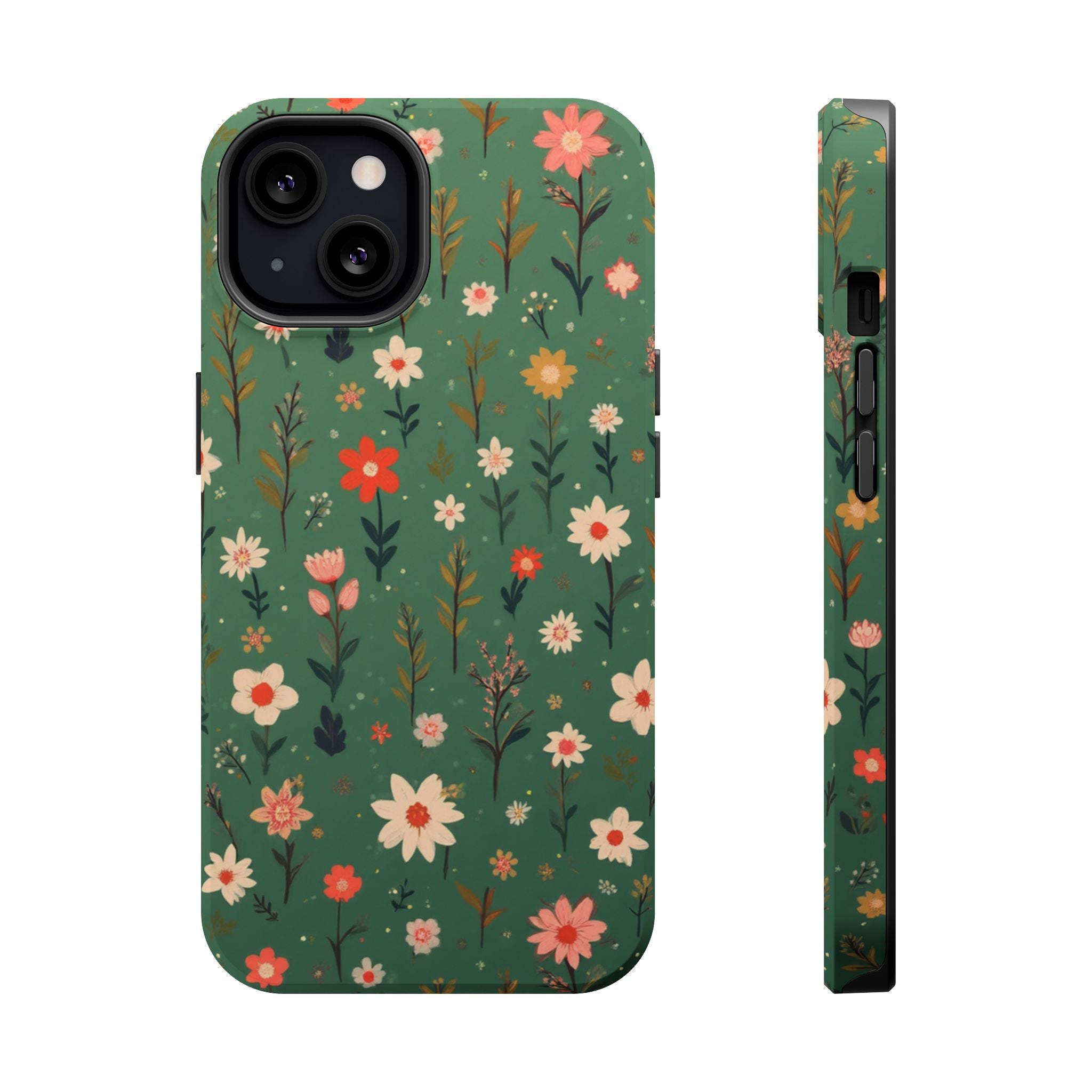 Floral Meadow Magnetic Impact-Resistant Phone Case