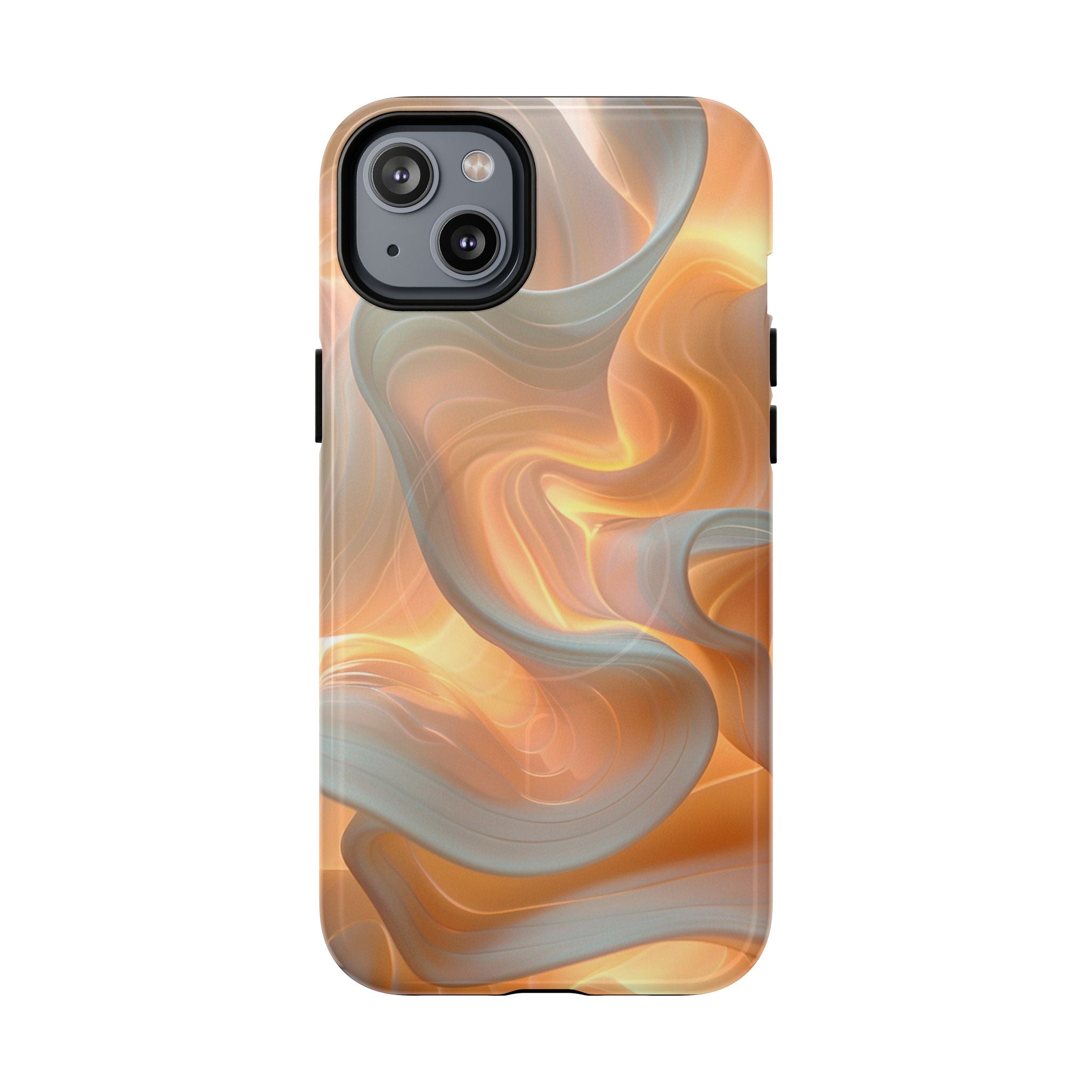Marbled Amber Swirl Tough Magnetic Case