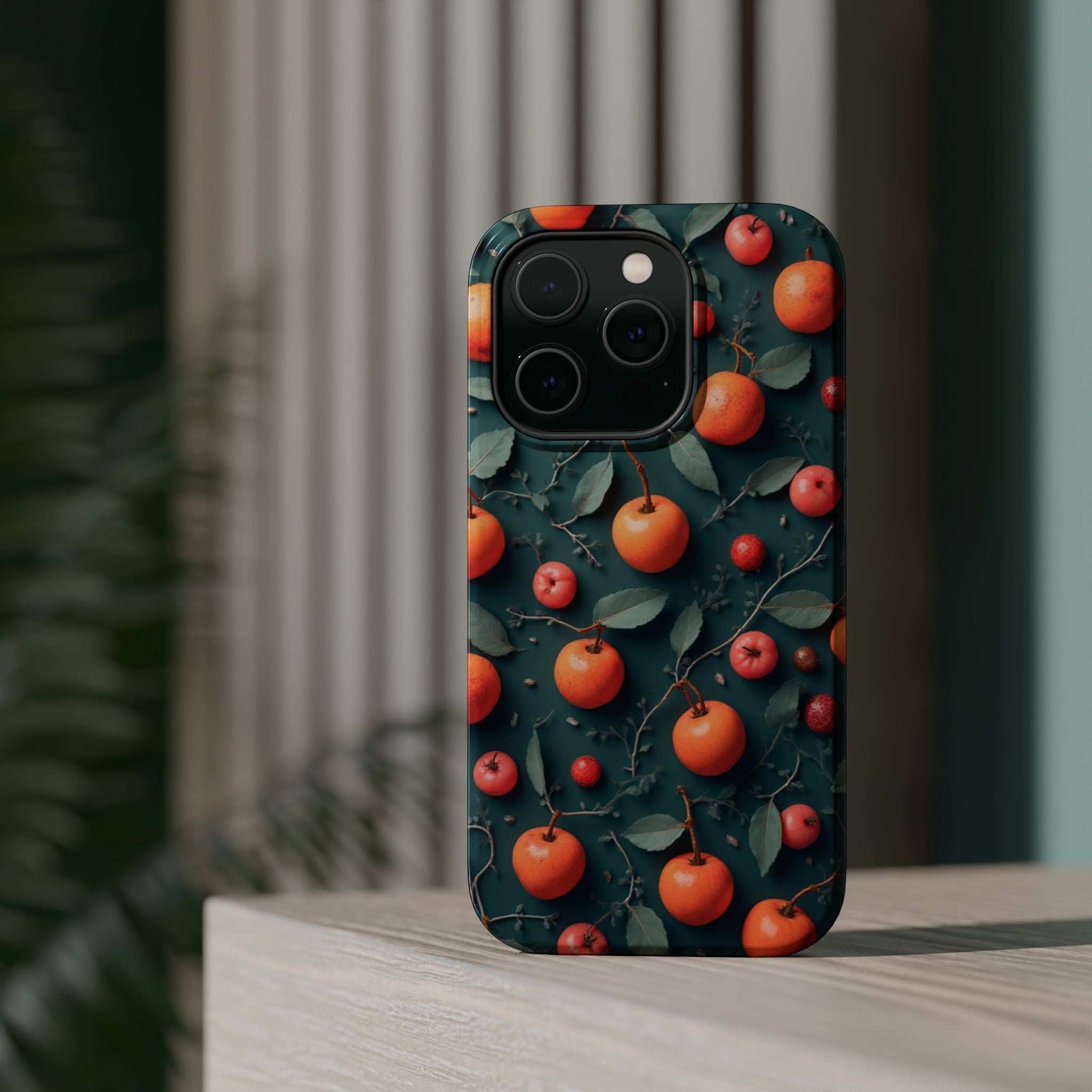 Phone Case – Orange Orchard Magnetic Impact‑Resistant Design