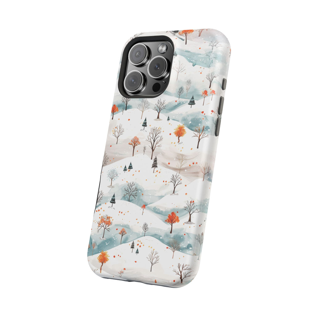 Winter Woodland Magnetic Phone Case — Impact-Resistant MagSafe-Compatible