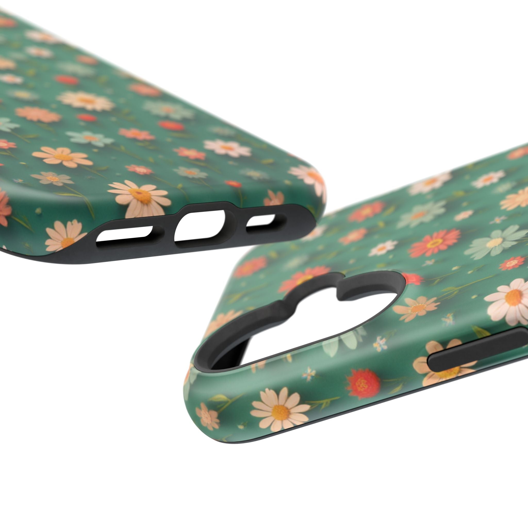 Floral Daisy Magnetic Impact-Resistant Phone Case