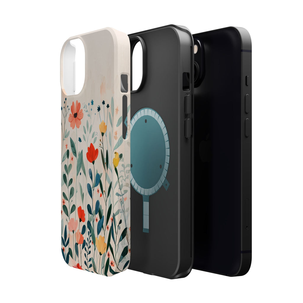 Floral Garden Magnetic Impact-Resistant Phone Case