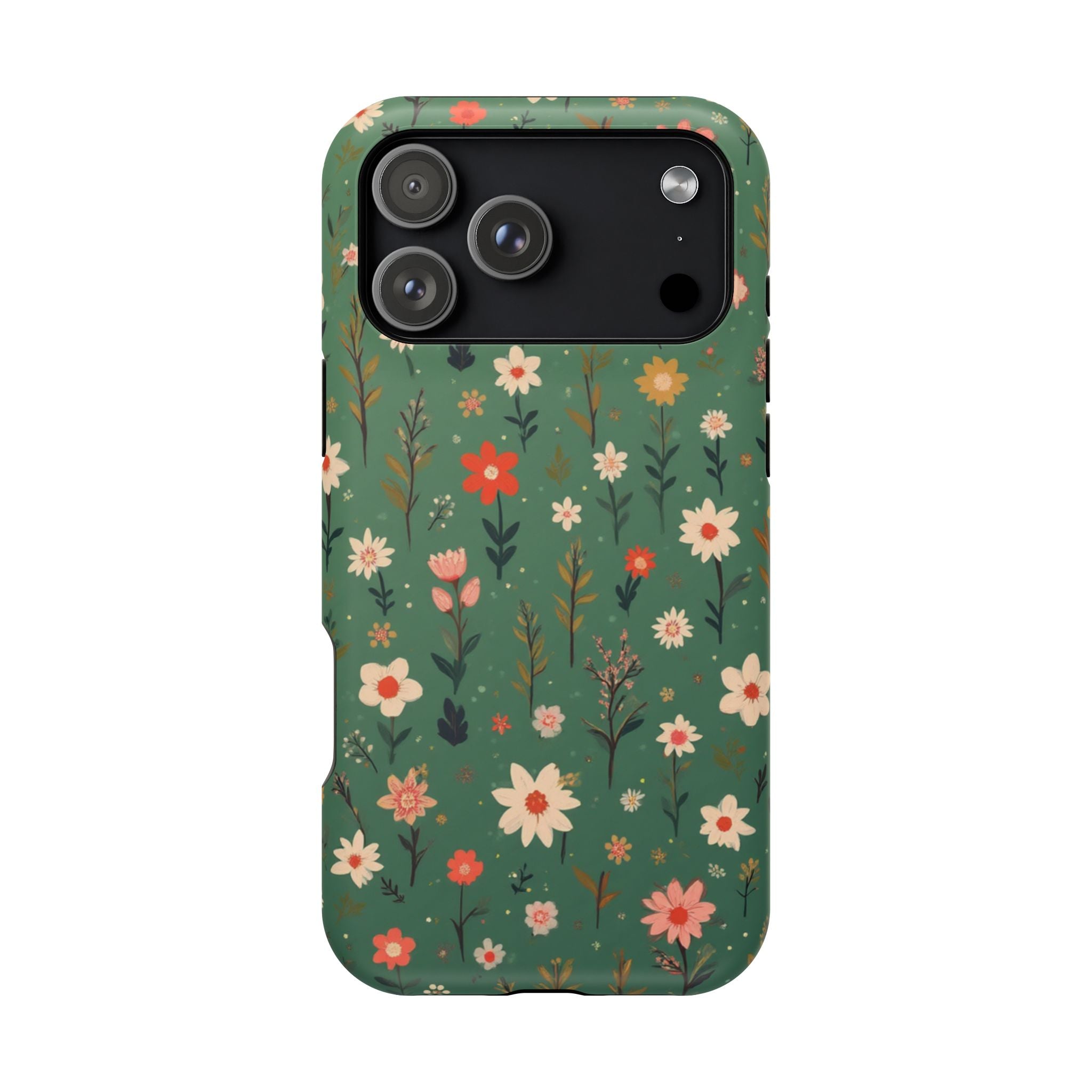 Floral Meadow Magnetic Impact-Resistant Phone Case
