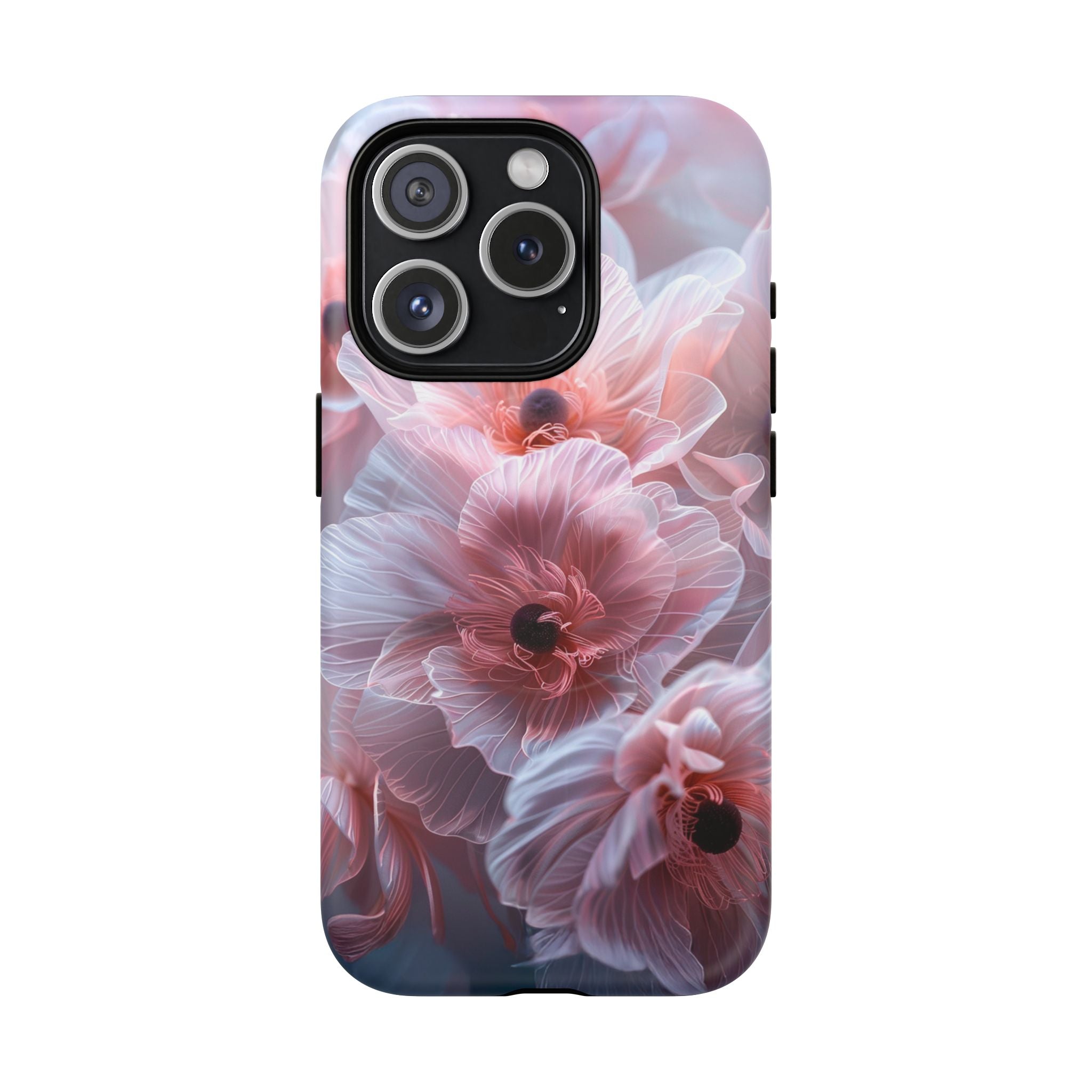 Floral Dream Tough Magnetic Phone Case — Pink Soft Petal Design