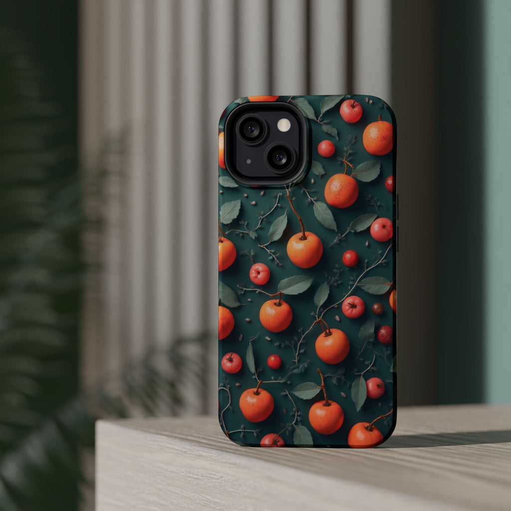 Phone Case – Orange Orchard Magnetic Impact‑Resistant Design