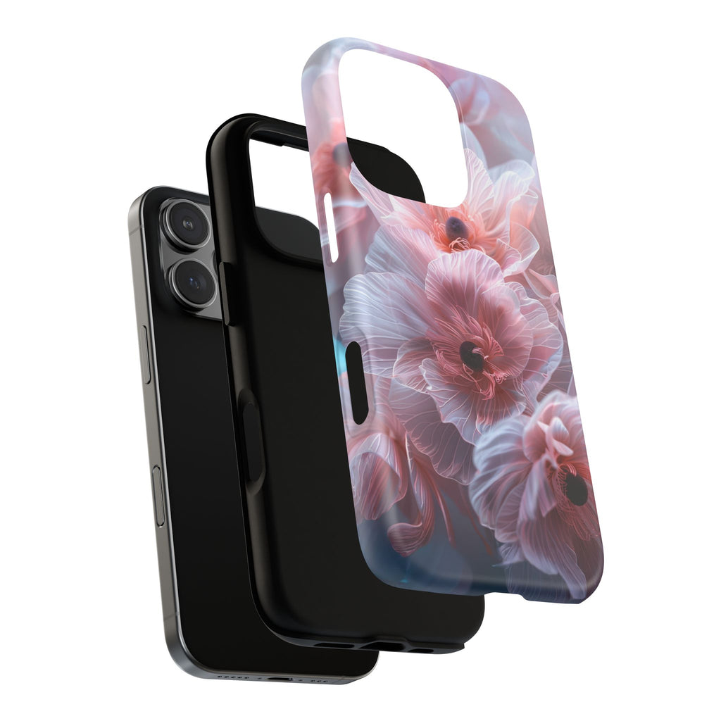 Floral Dream Tough Magnetic Phone Case — Pink Soft Petal Design