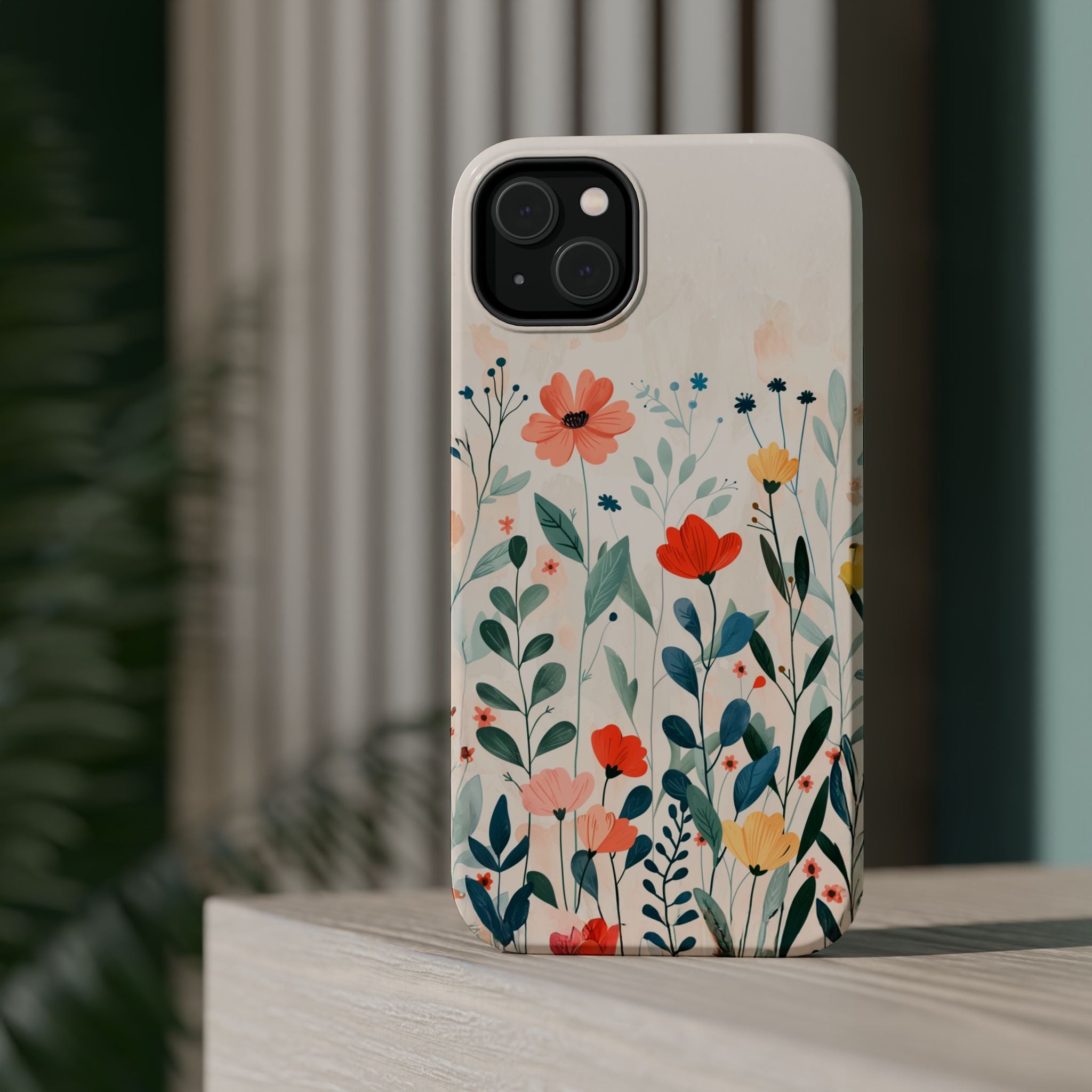 Floral Garden Magnetic Impact-Resistant Phone Case
