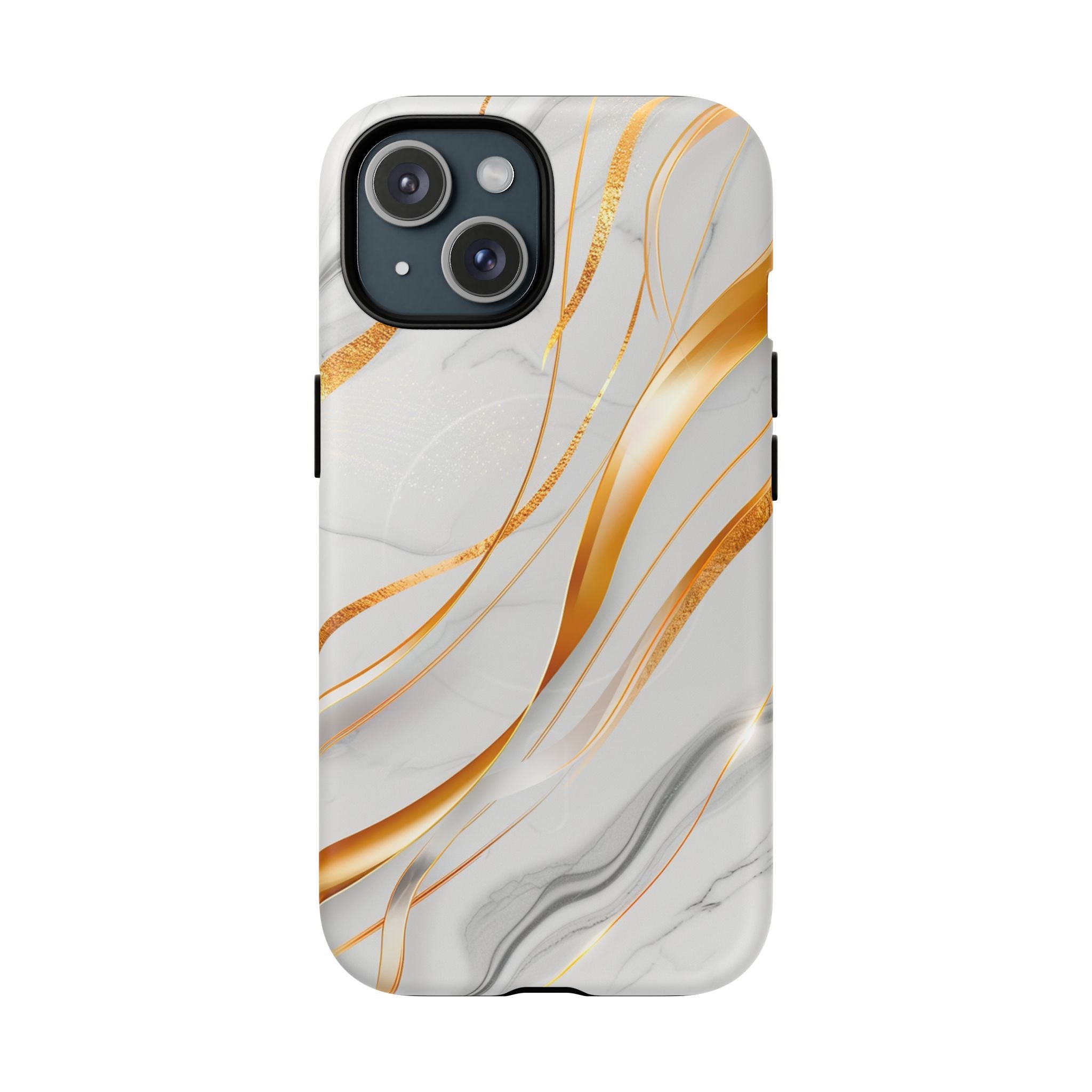 Marble Gold Wave Tough Magnetic Phone Case