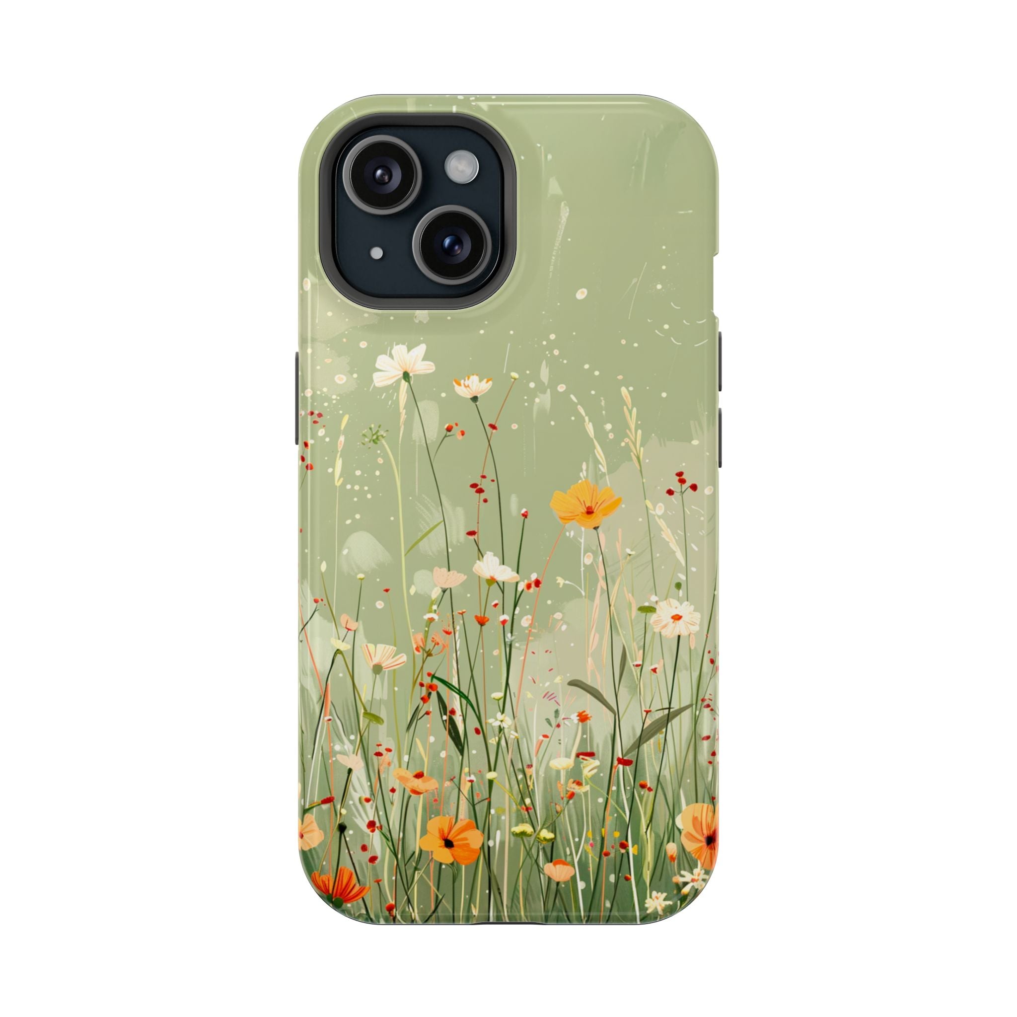 Floral Meadow Magnetic Impact-Resistant Phone Case