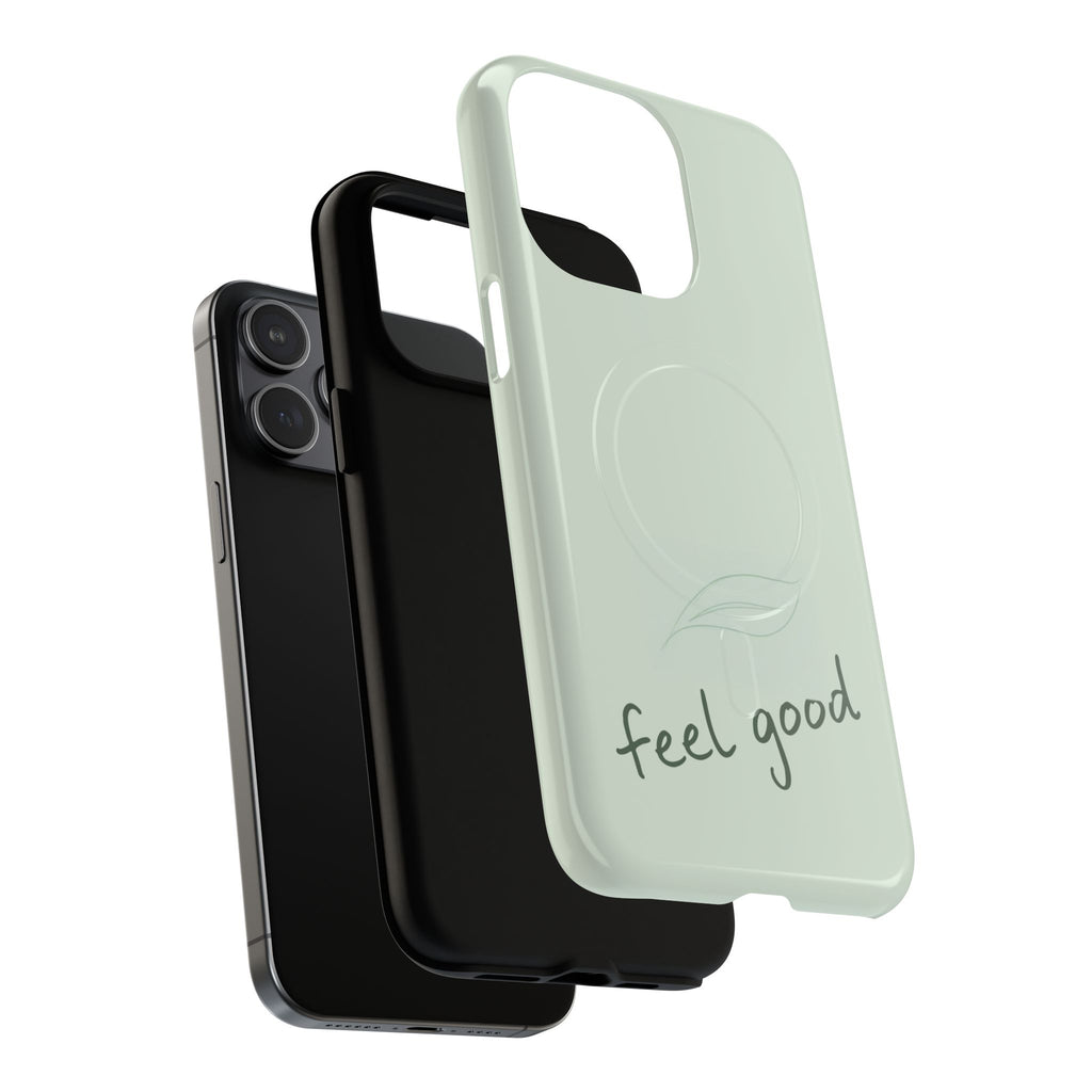 MagSafe Phone Case — "feel good" Minimal Pastel Protective Case