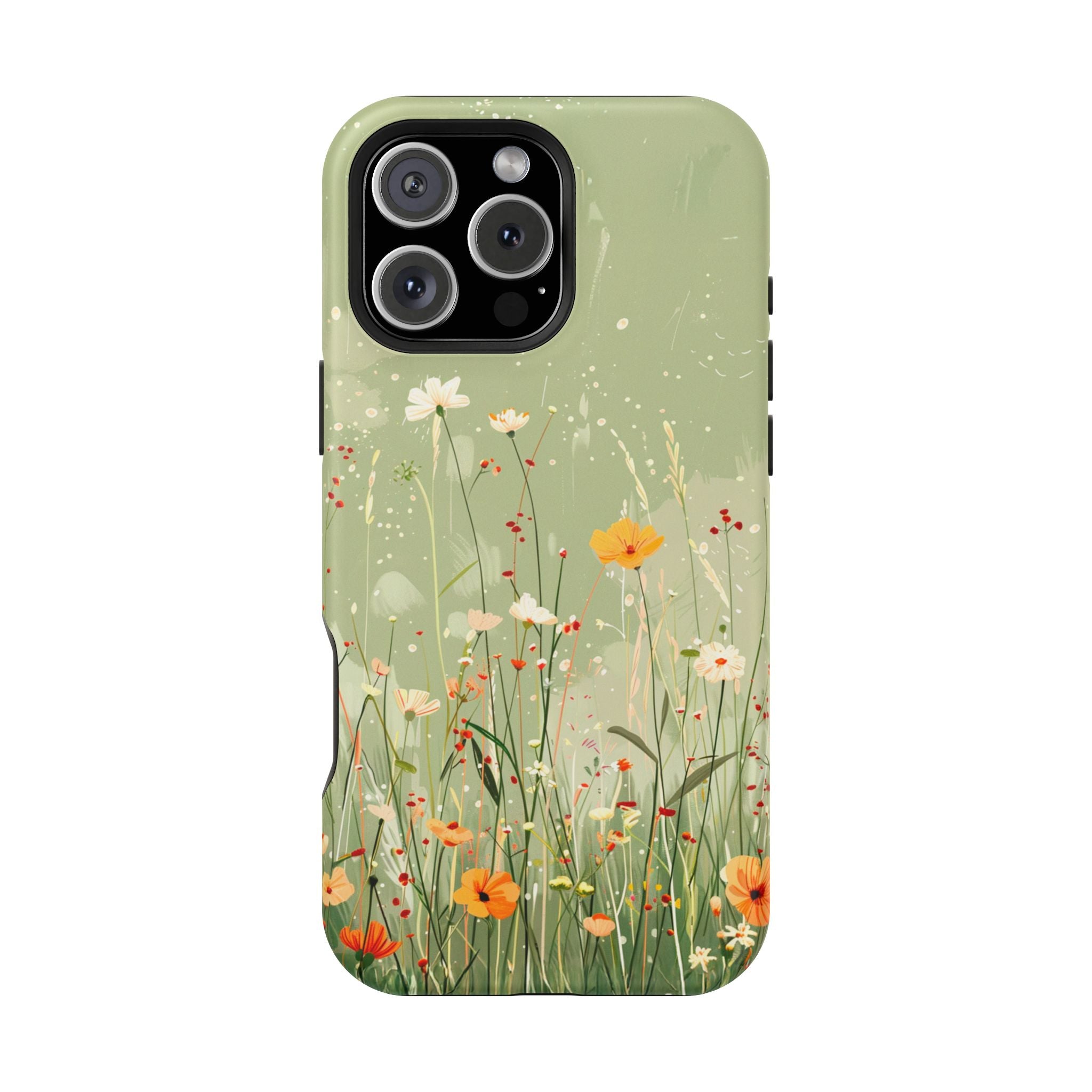 Floral Meadow Magnetic Impact-Resistant Phone Case