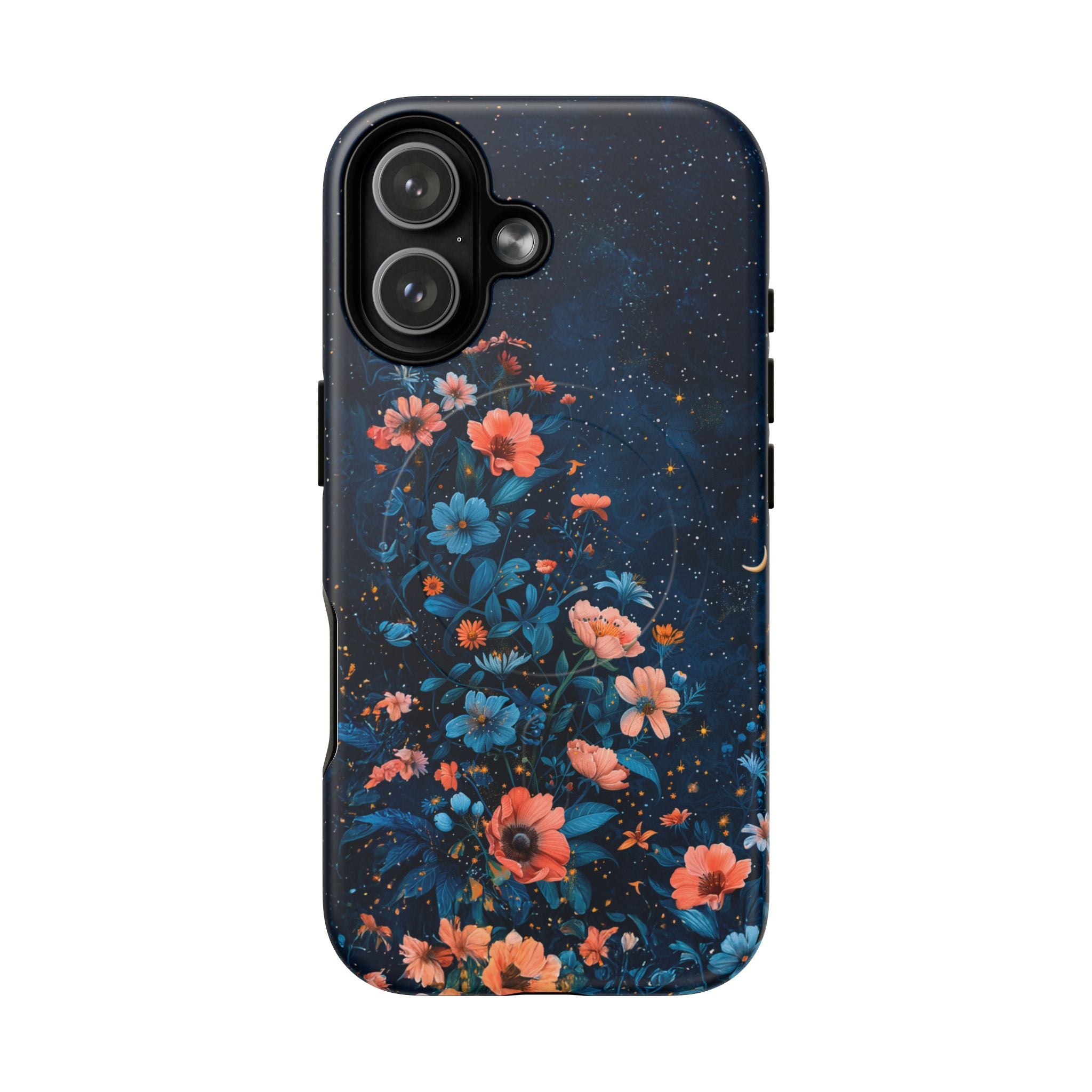 Floral Night Sky Tough Magnetic Phone Case