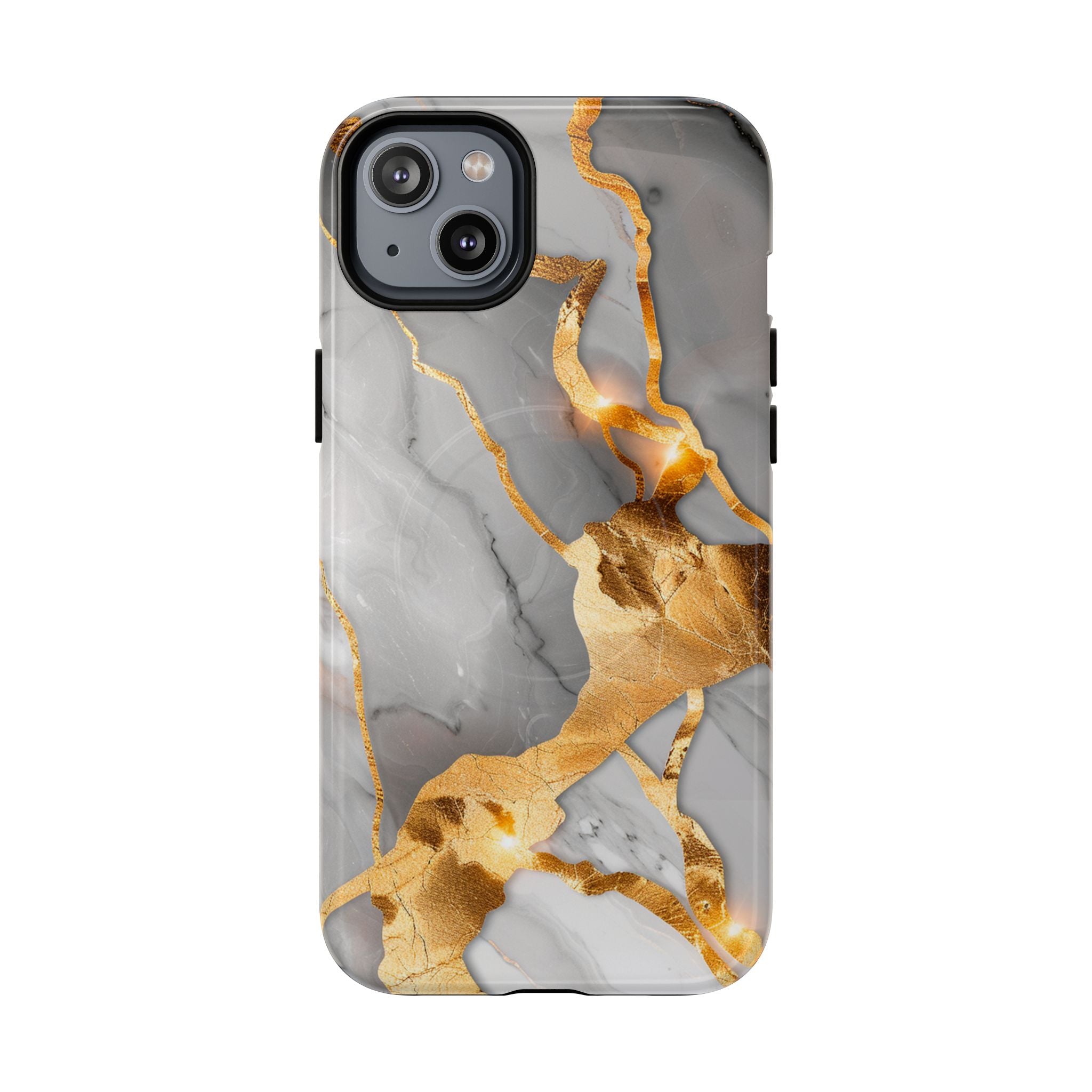 Marble Gold Vein Tough Magnetic Phone Case