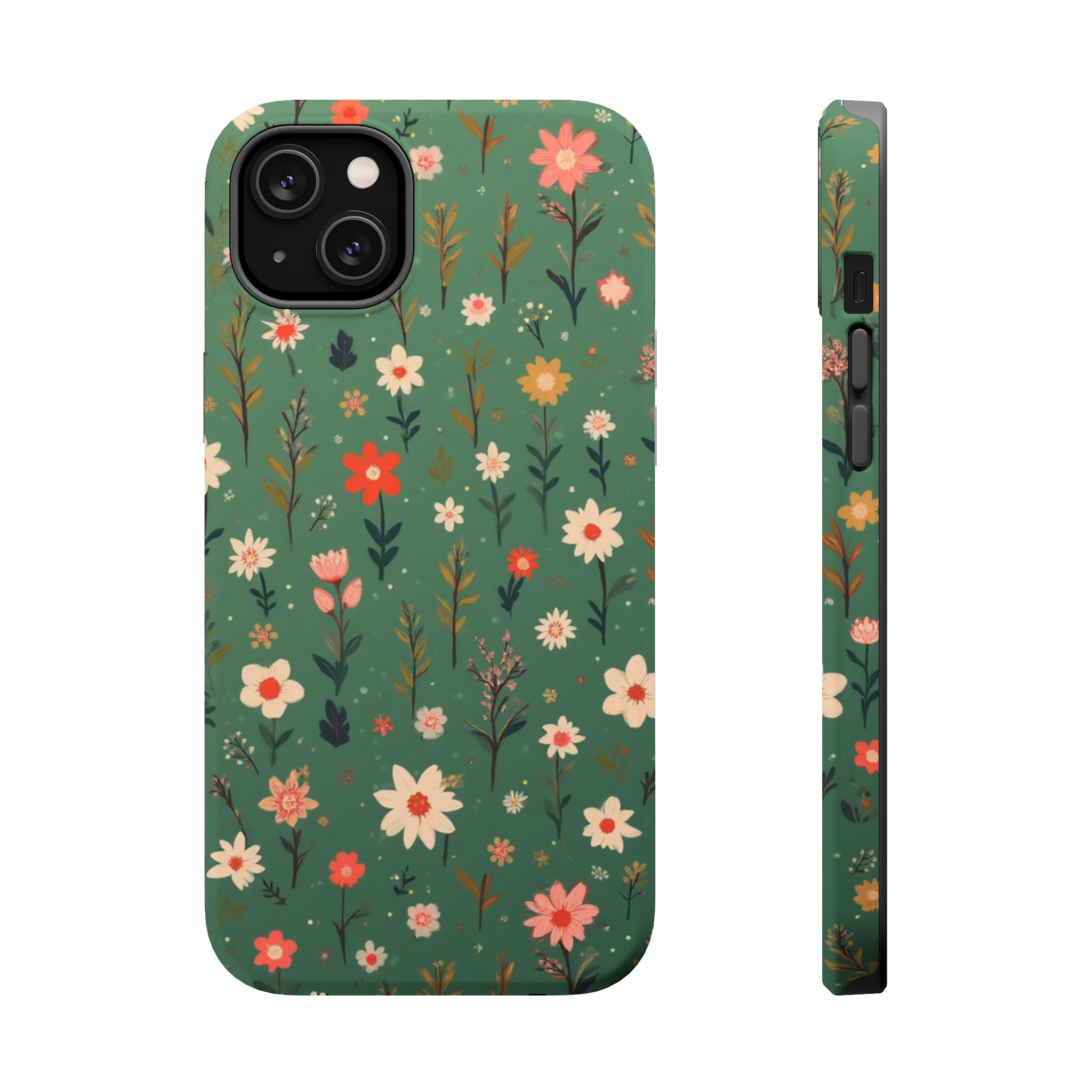 Floral Meadow Magnetic Impact-Resistant Phone Case