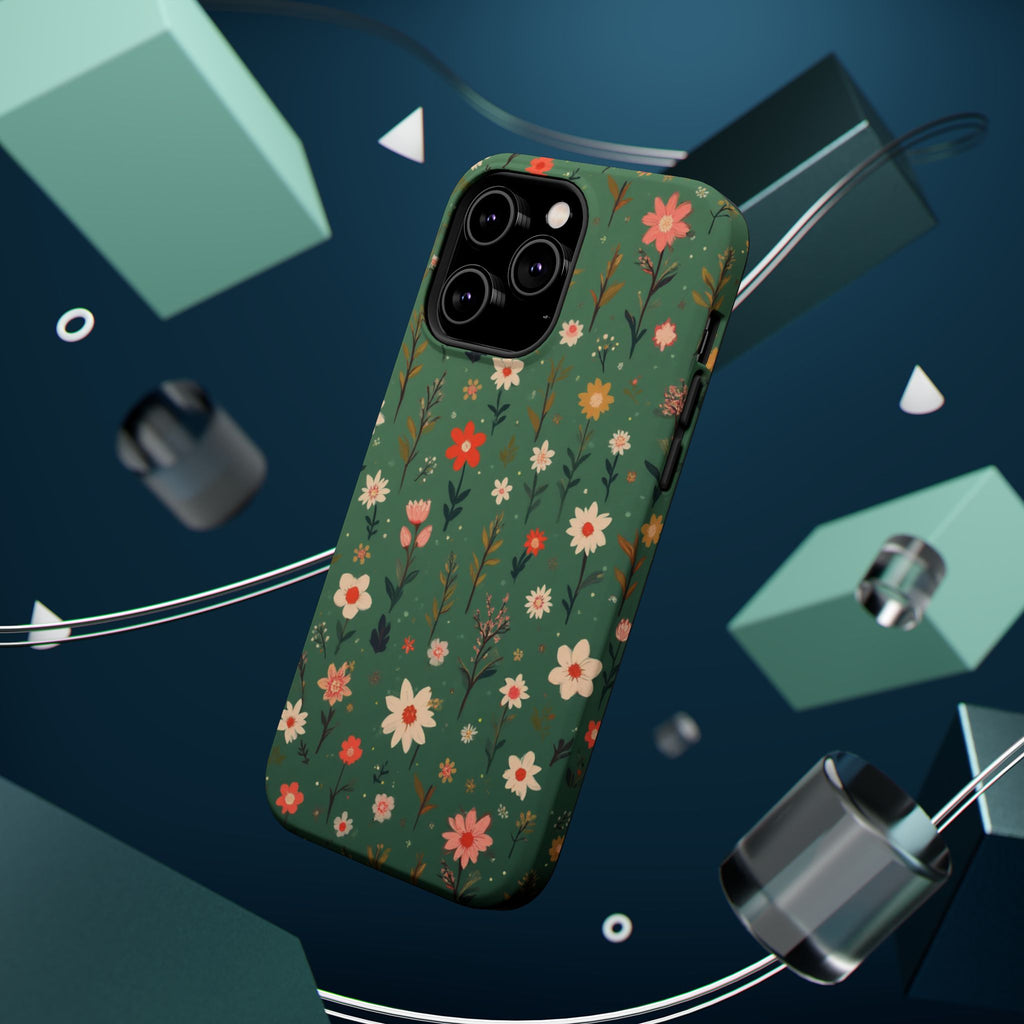 Floral Meadow Magnetic Impact-Resistant Phone Case