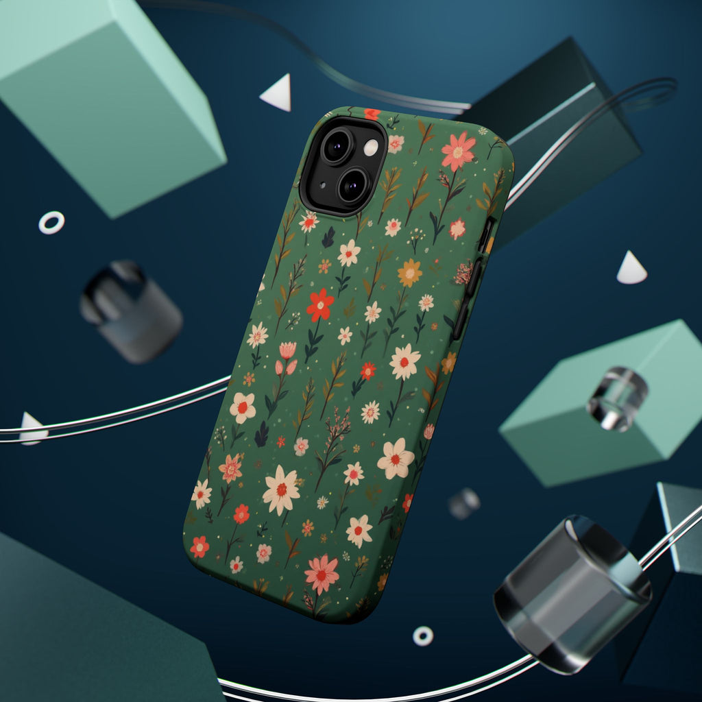 Floral Meadow Magnetic Impact-Resistant Phone Case