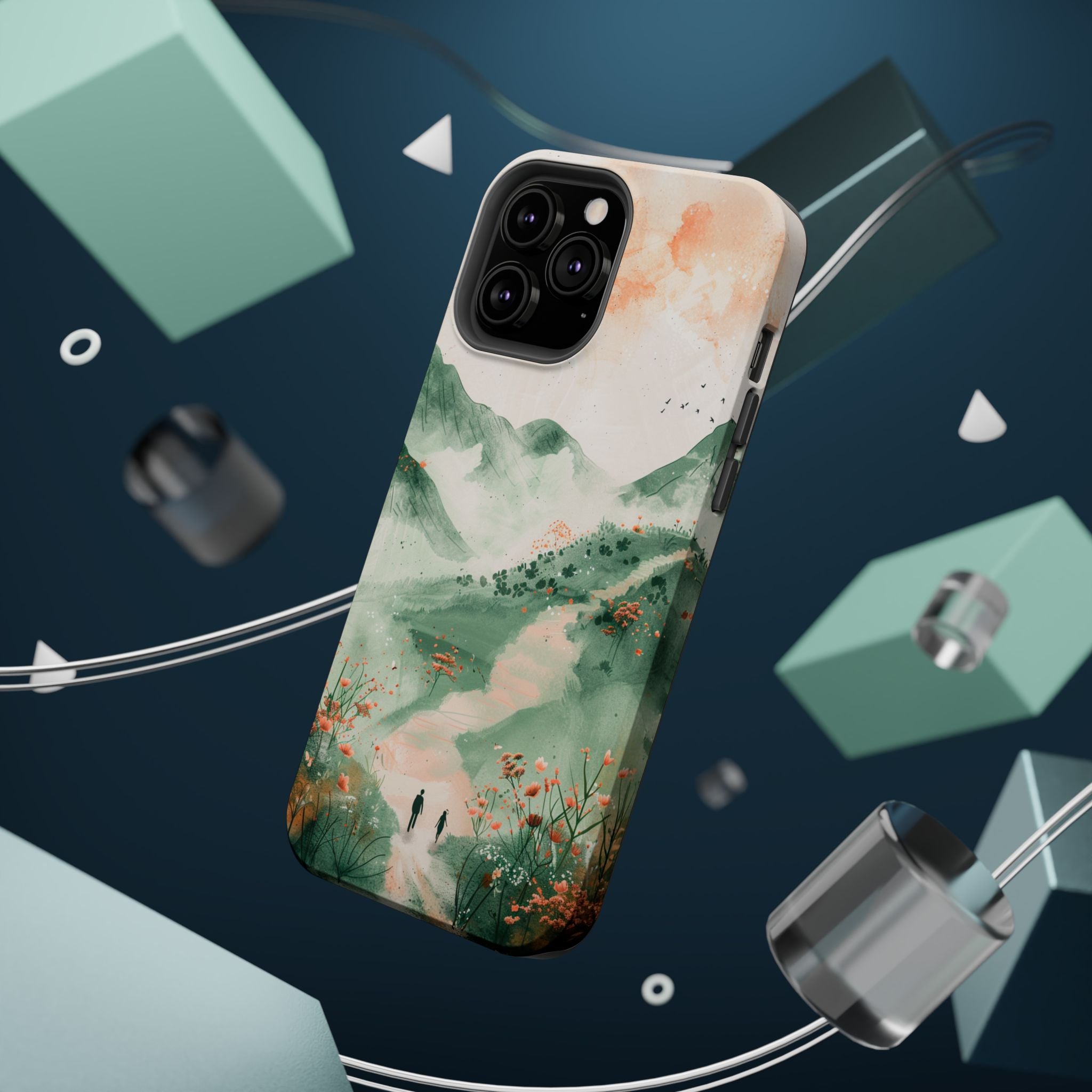 Misty Mountain Landscape